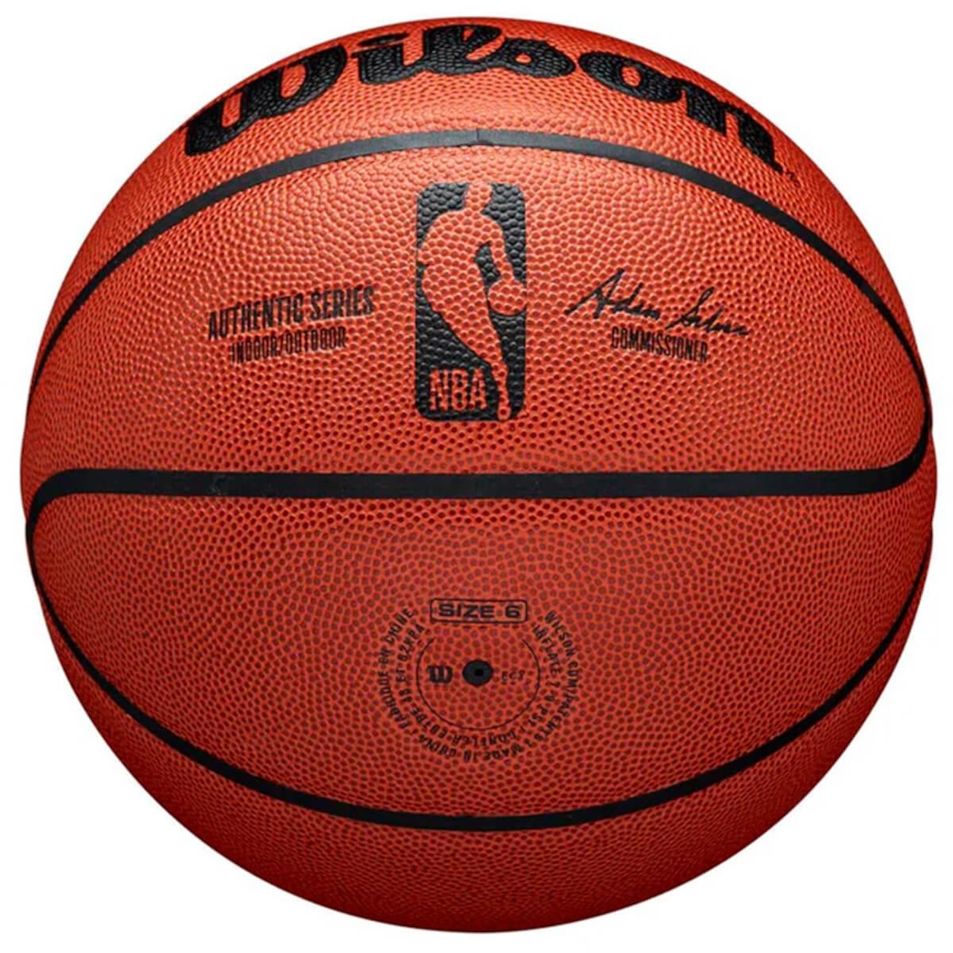 Bola de Basquete Wilson Nba Authentic Indoor Outdoor #6 - Foto 2