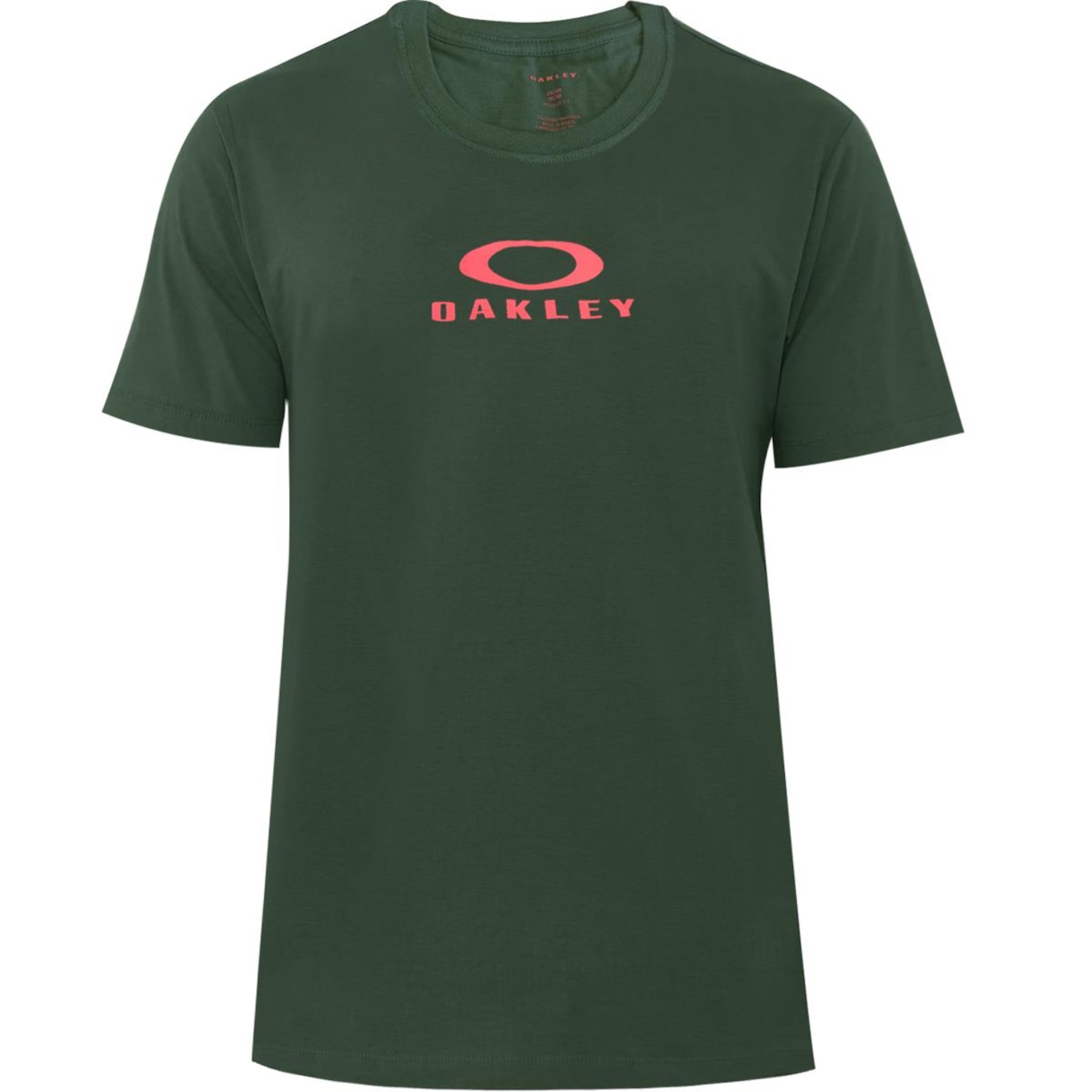 Camiseta Oakley Bark New Tee Shadow - Masculina - Foto 1