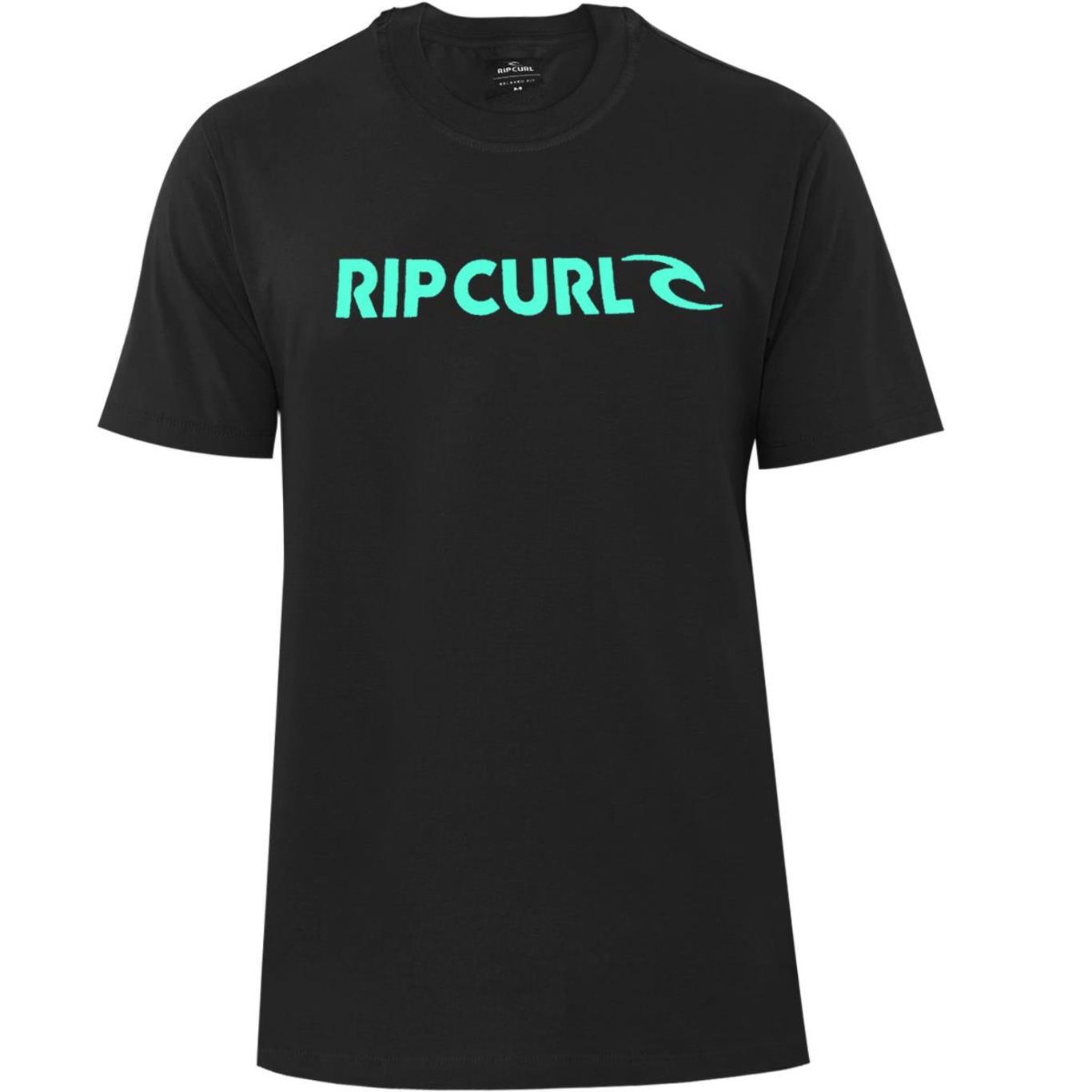 Camiseta Rip Curl New Icon Black - Masculino - Foto 1