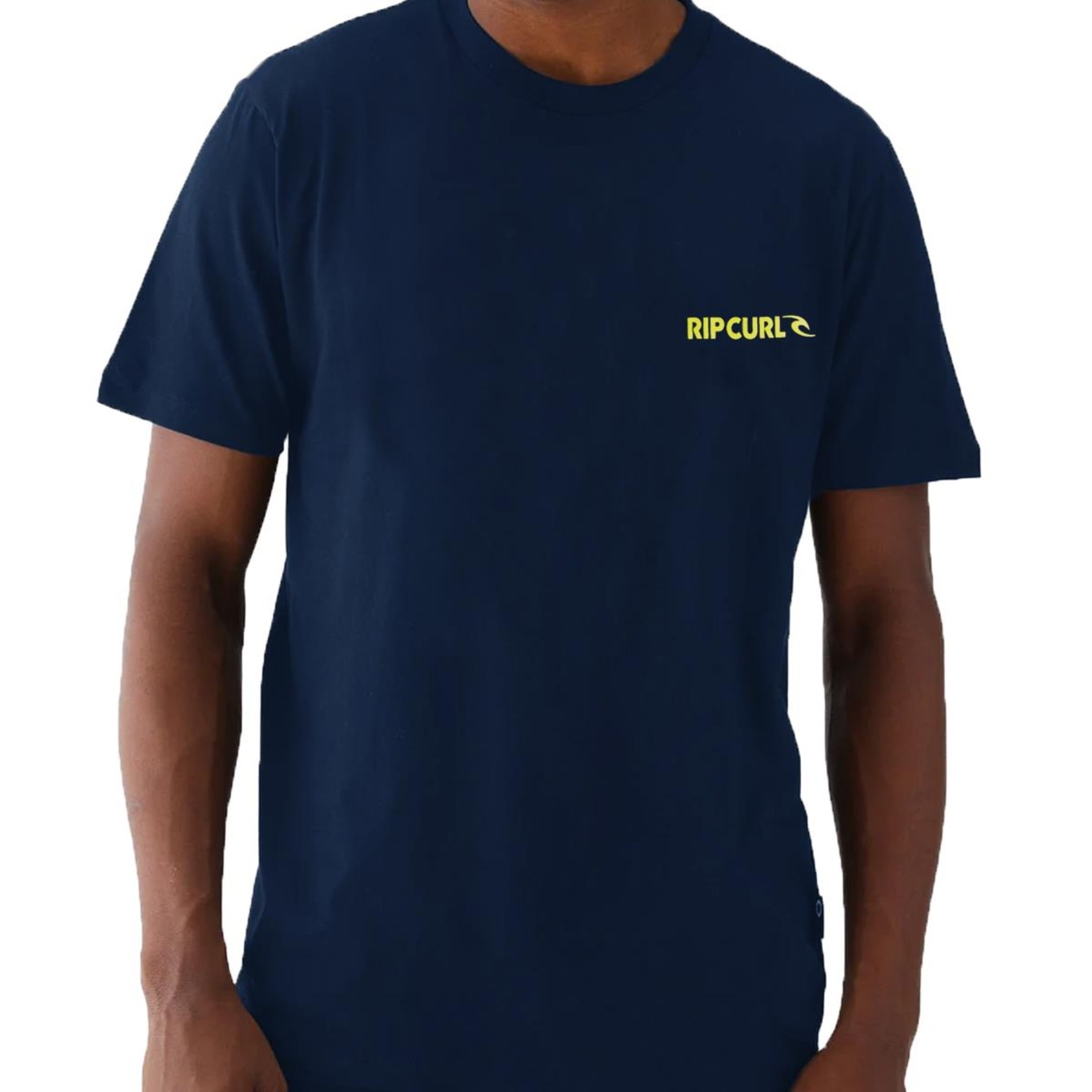 Camiseta Rip Curl Brand Icon Washed Navy - Masculina - Foto 3