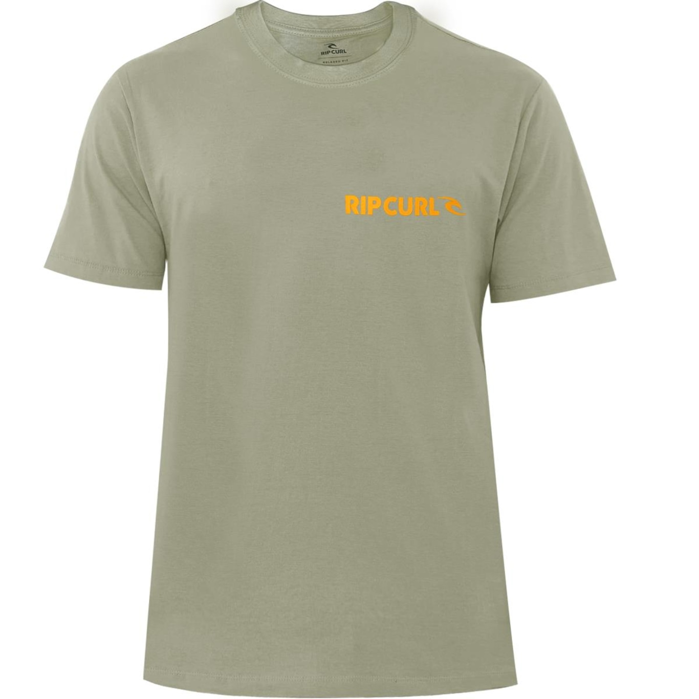 Camiseta Rip Curl Brand Icon Sand Dune - Masculina - Foto 1