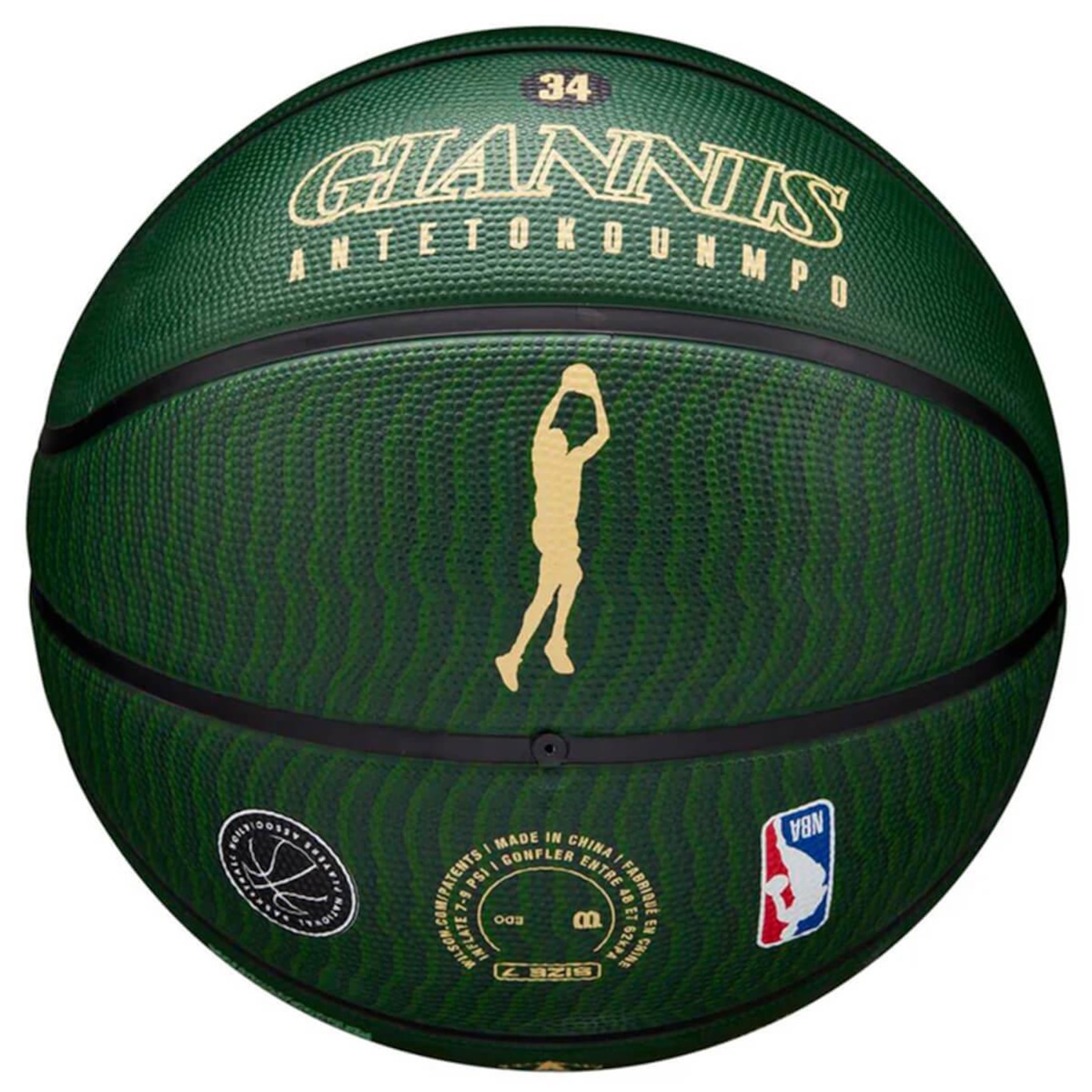 Bola de Basquete Wilson Nba Player Icon Giannis Antetokounmpo   7 - Foto 5