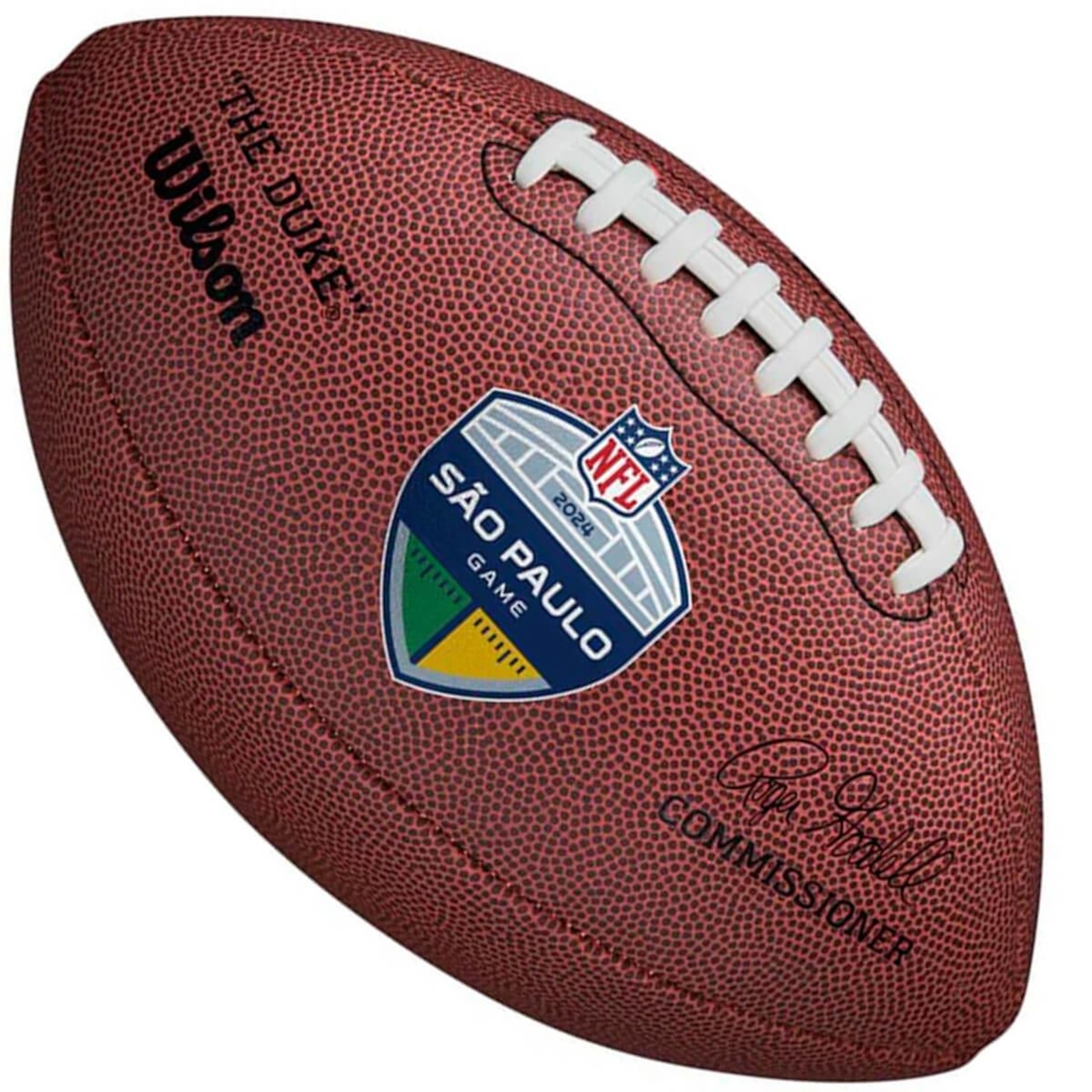 Bola de Futebol Americano Wilson Nfl São Paulo Duke Réplica Wilson - Foto 1