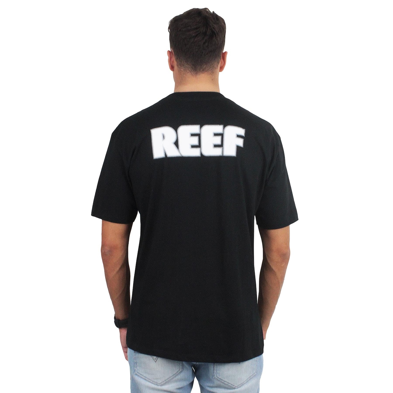 Camiseta Reef Shake Preta - Masculina - Foto 2