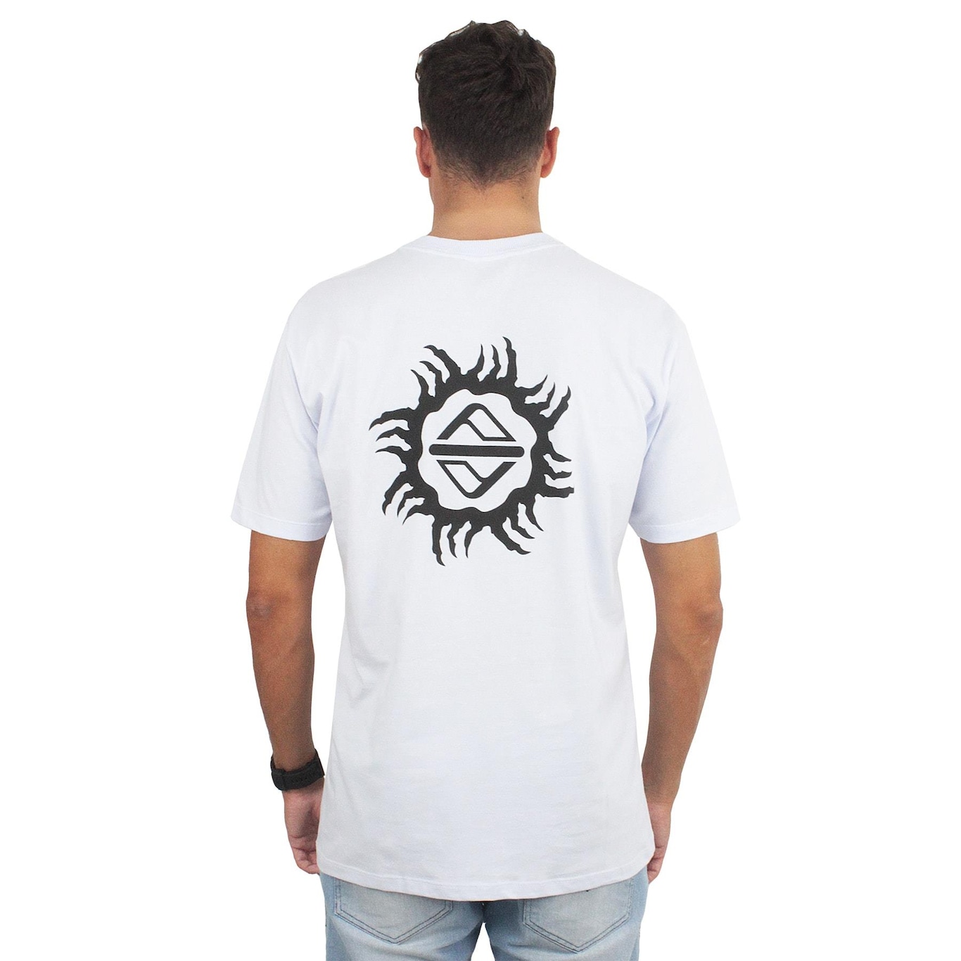 Camiseta Reef Tribal Branca - Masculina - Foto 2