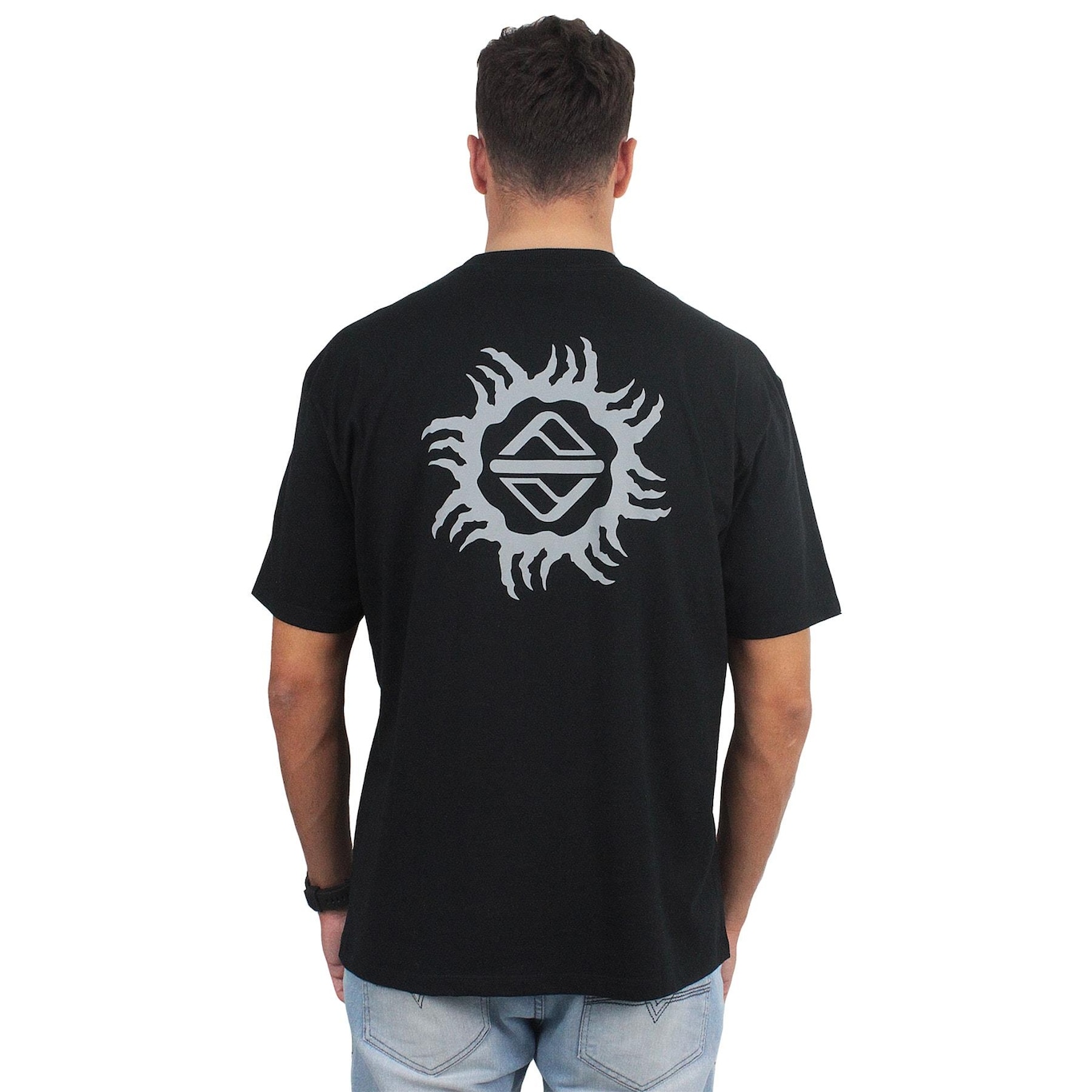 Camiseta Reef Tribal Preta - Masculina - Foto 2