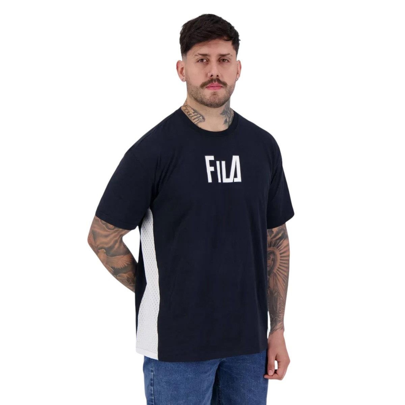 Camiseta Fila Street Hop Classic Overside - Masculina - Foto 1