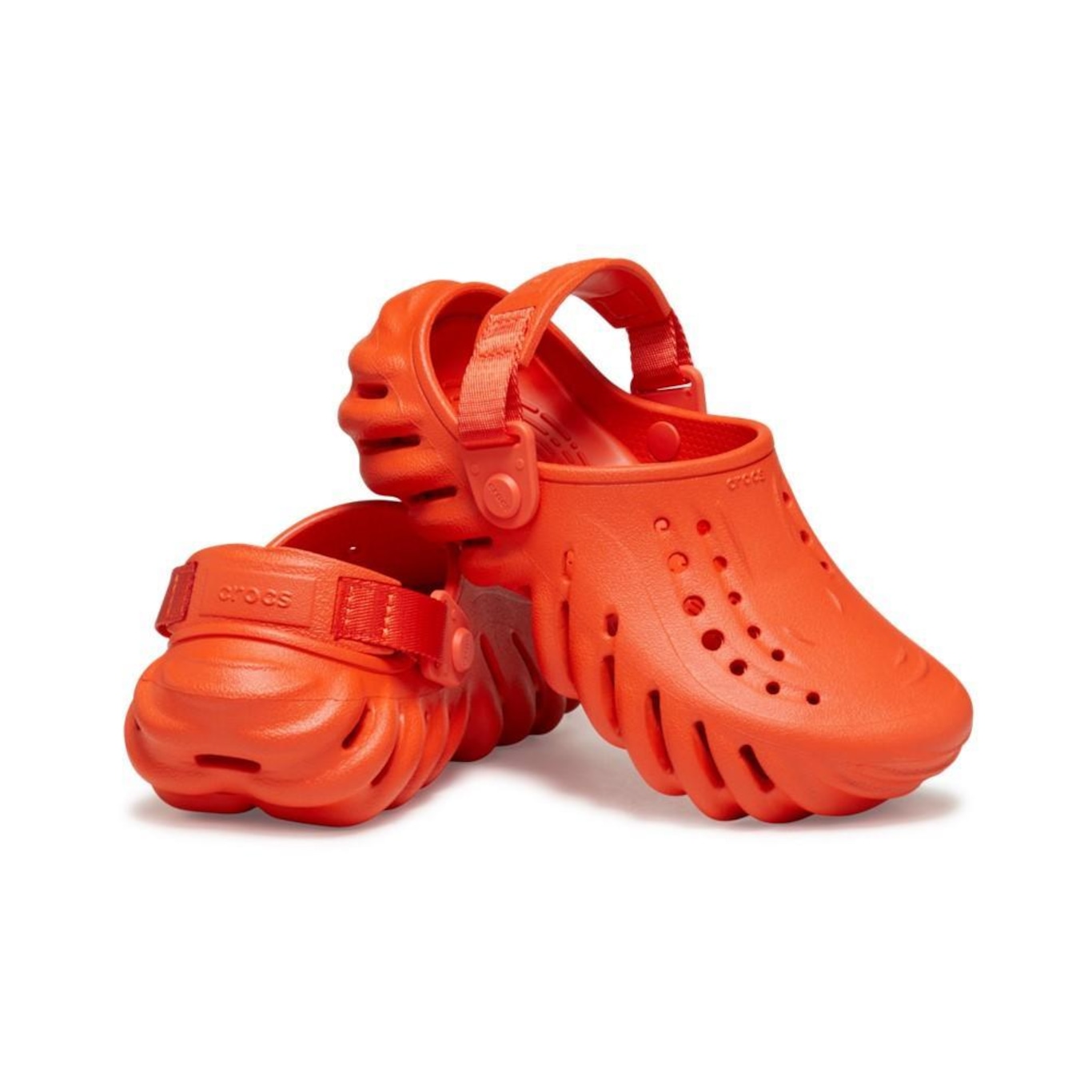 Sandália Crocs Echo Clog T - Infantil - Foto 4