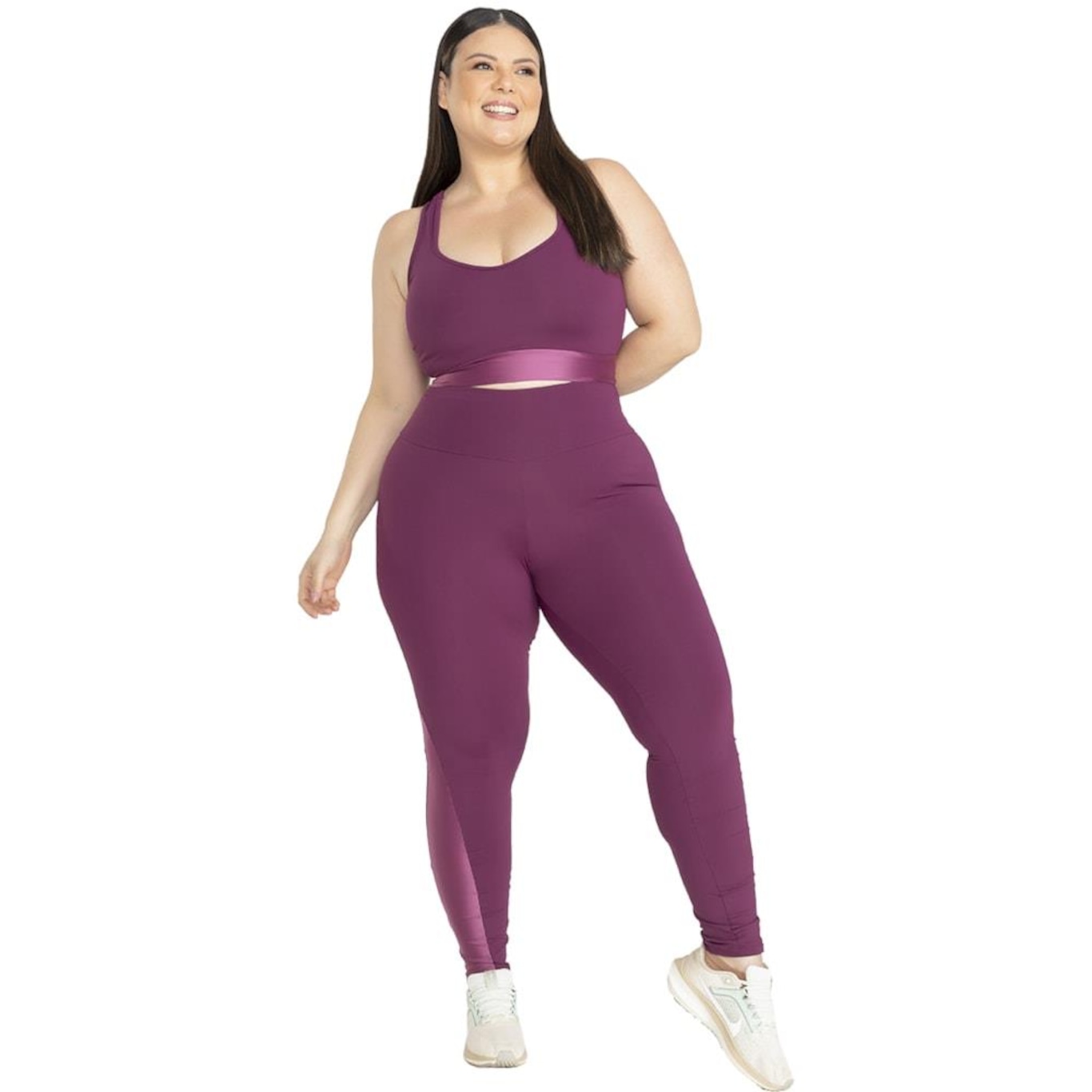 Calça Legging Trinys Flex Energy Plus Size Feminina - Foto 3