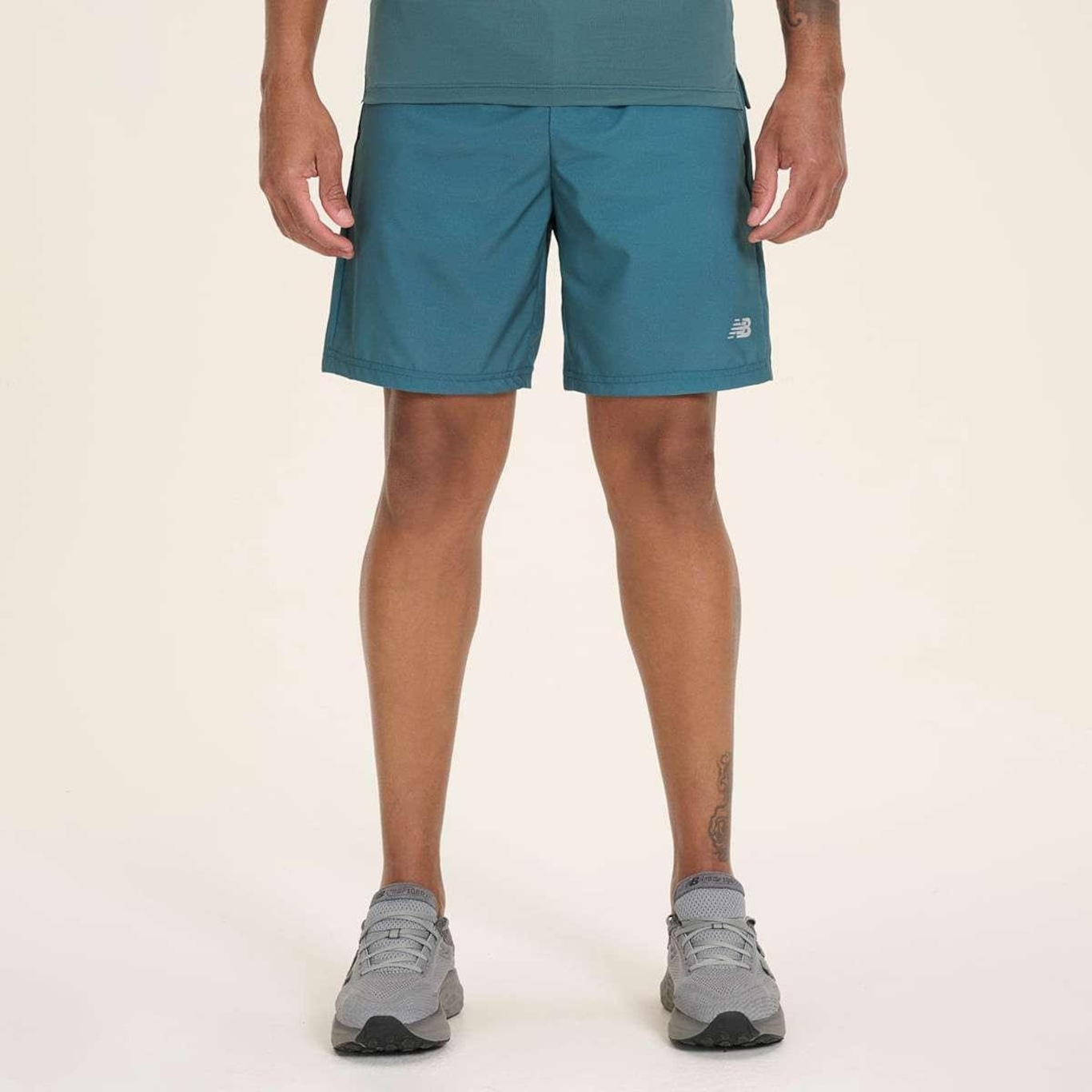 Bermuda New Balance Sport Essentials 7 - Masculina - Foto 1