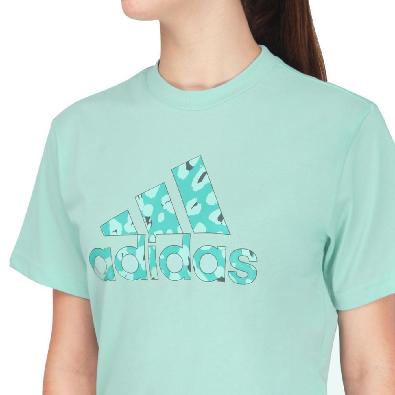 Camiseta adidas Graphic Animal Print Feminina - Foto 4