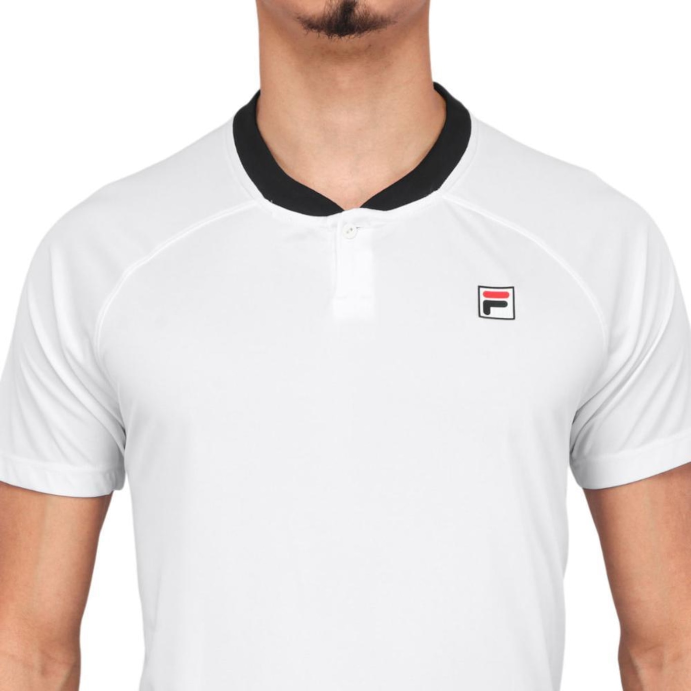 Camiseta Fila Player Fbox Basic Branca e Preta - Foto 2