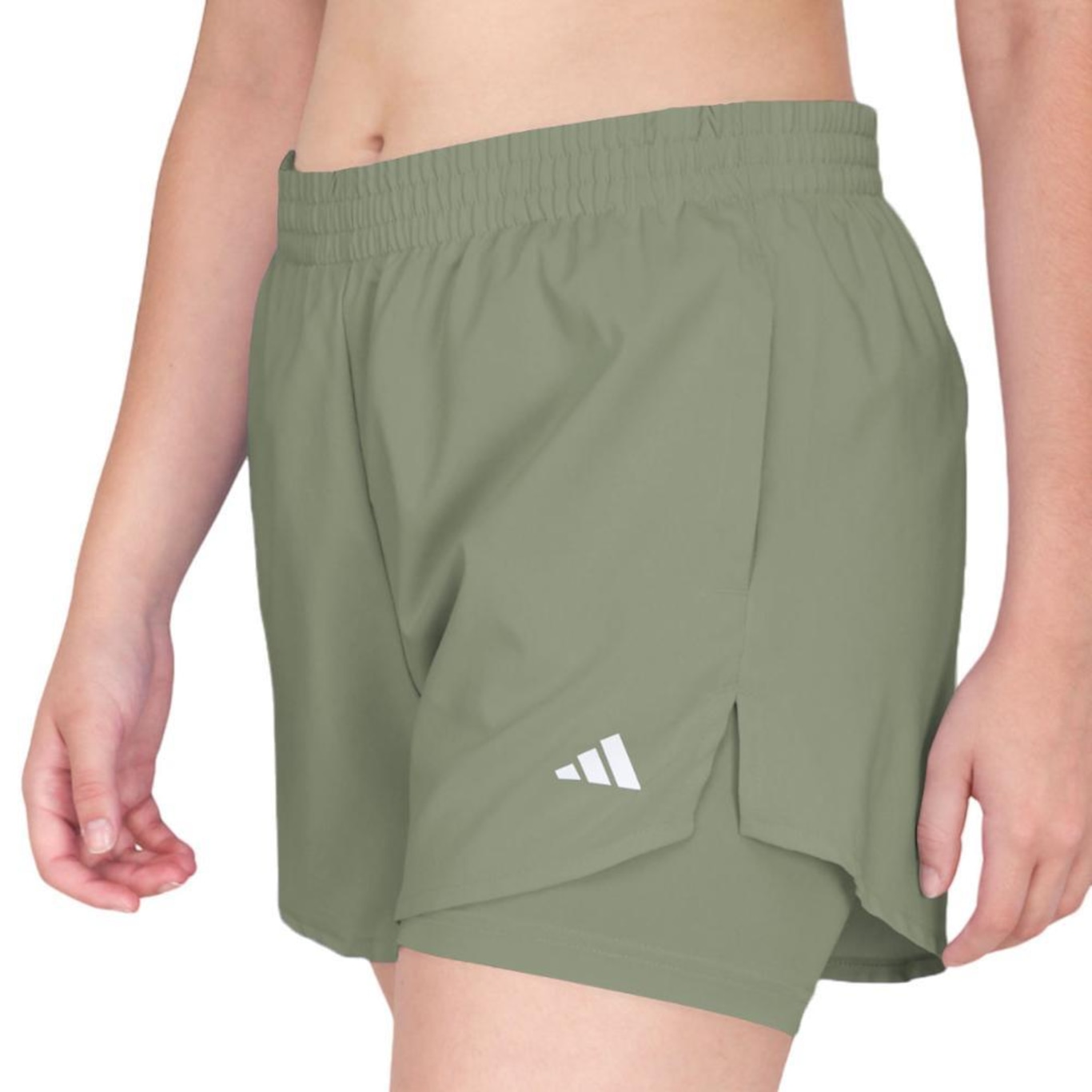 Short adidas Training Minimal 2In1 - Feminino - Foto 3