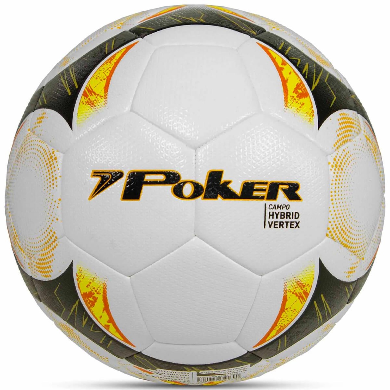 Bola Futebol de Campo Profissional 32 Gomos Hybrid Vertex Poker - Foto 1