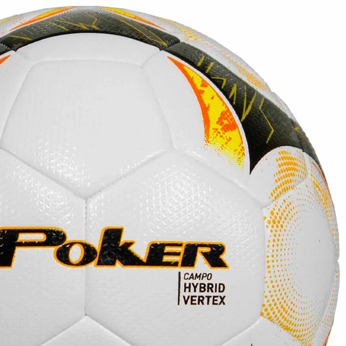 Bola Futebol de Campo Profissional 32 Gomos Hybrid Vertex Poker - Foto 3