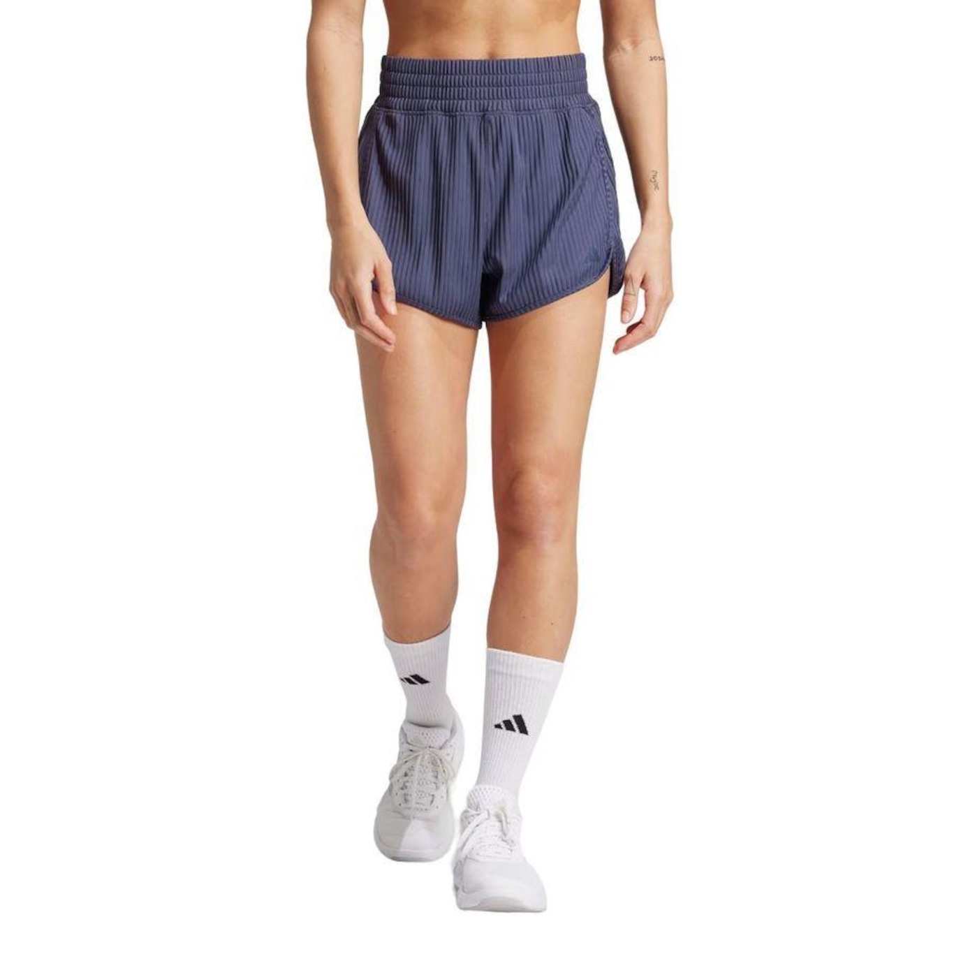 Short adidas Treino Pacer - Feminino - Foto 2