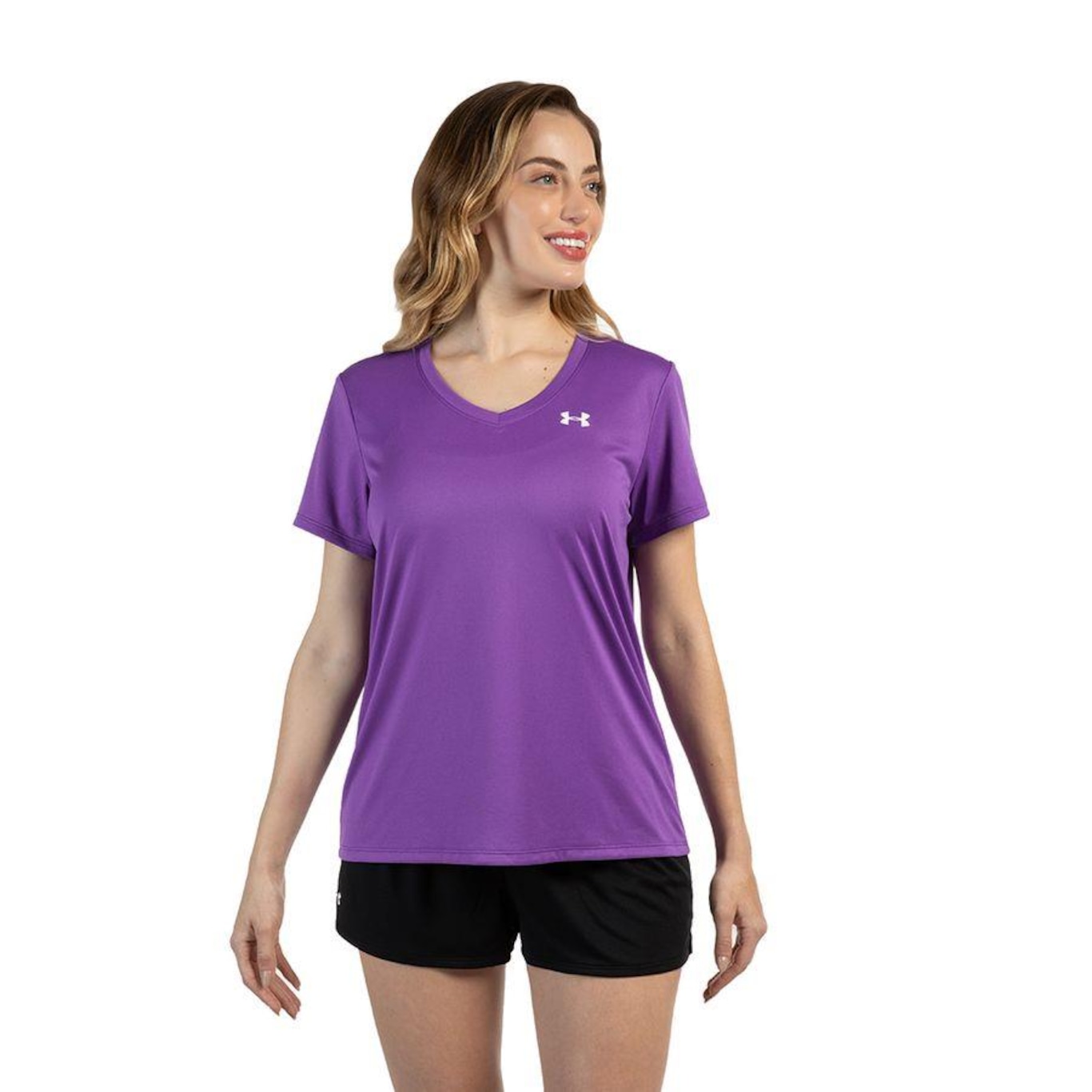 Camiseta Under Armour Tech Solid - Feminina - Foto 1