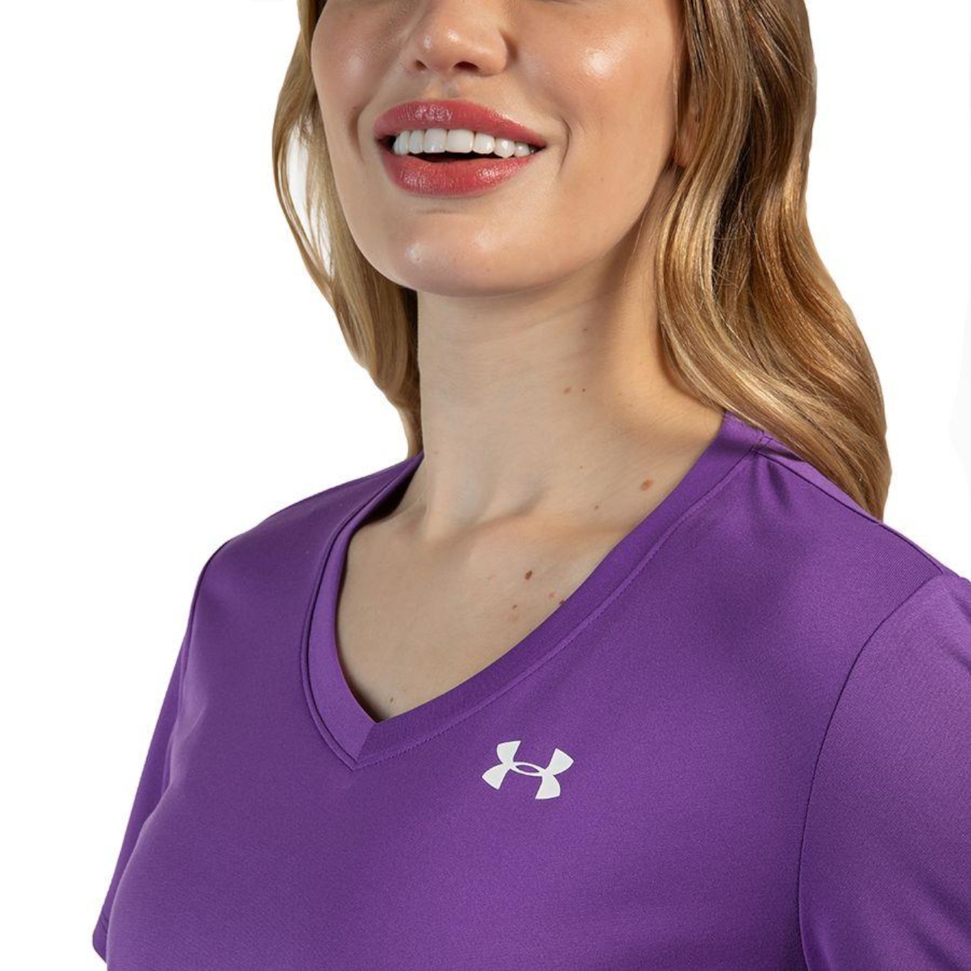 Camiseta Under Armour Tech Solid - Feminina - Foto 6