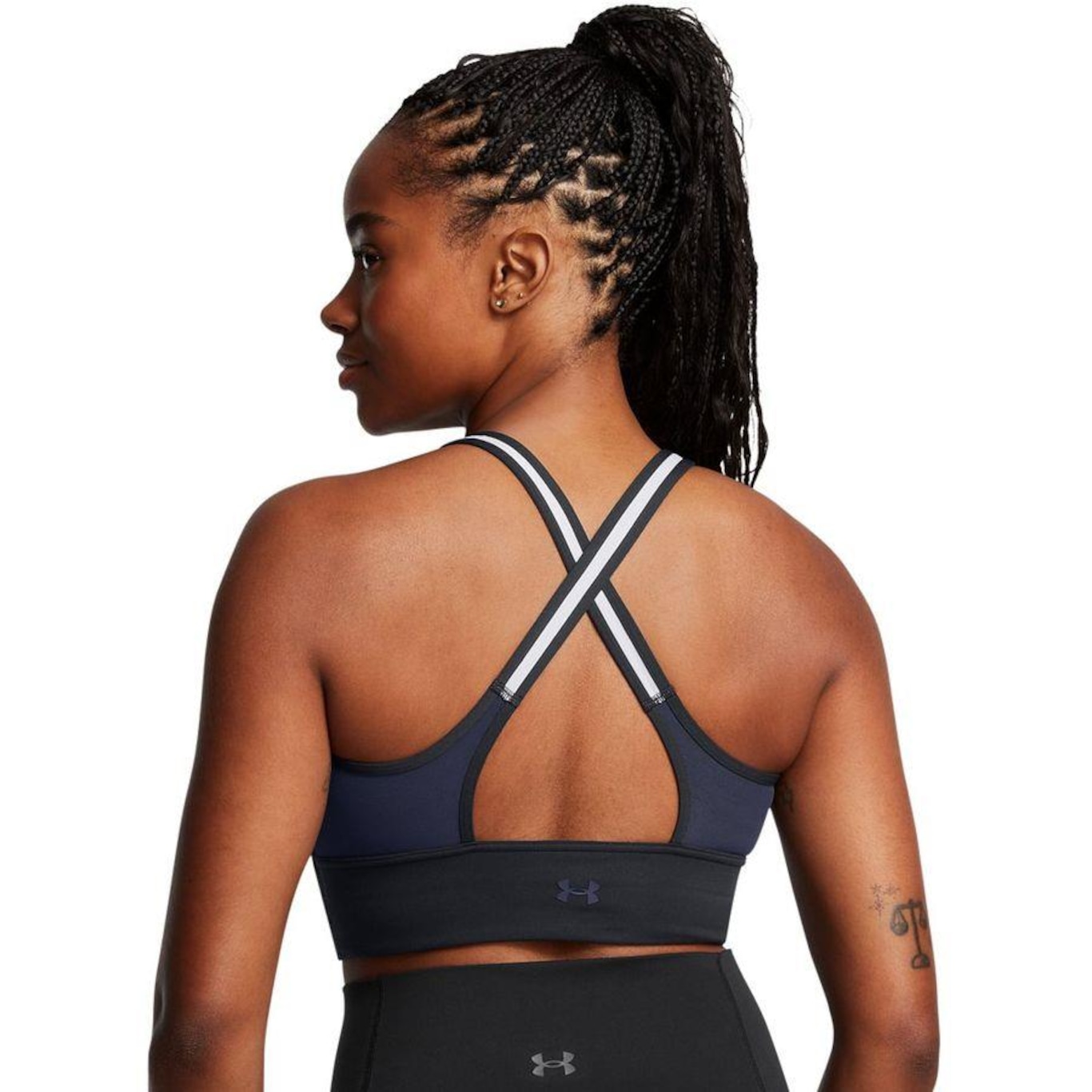 Top Under Armour Project Rock Lets Go Longline - Feminino - Foto 3