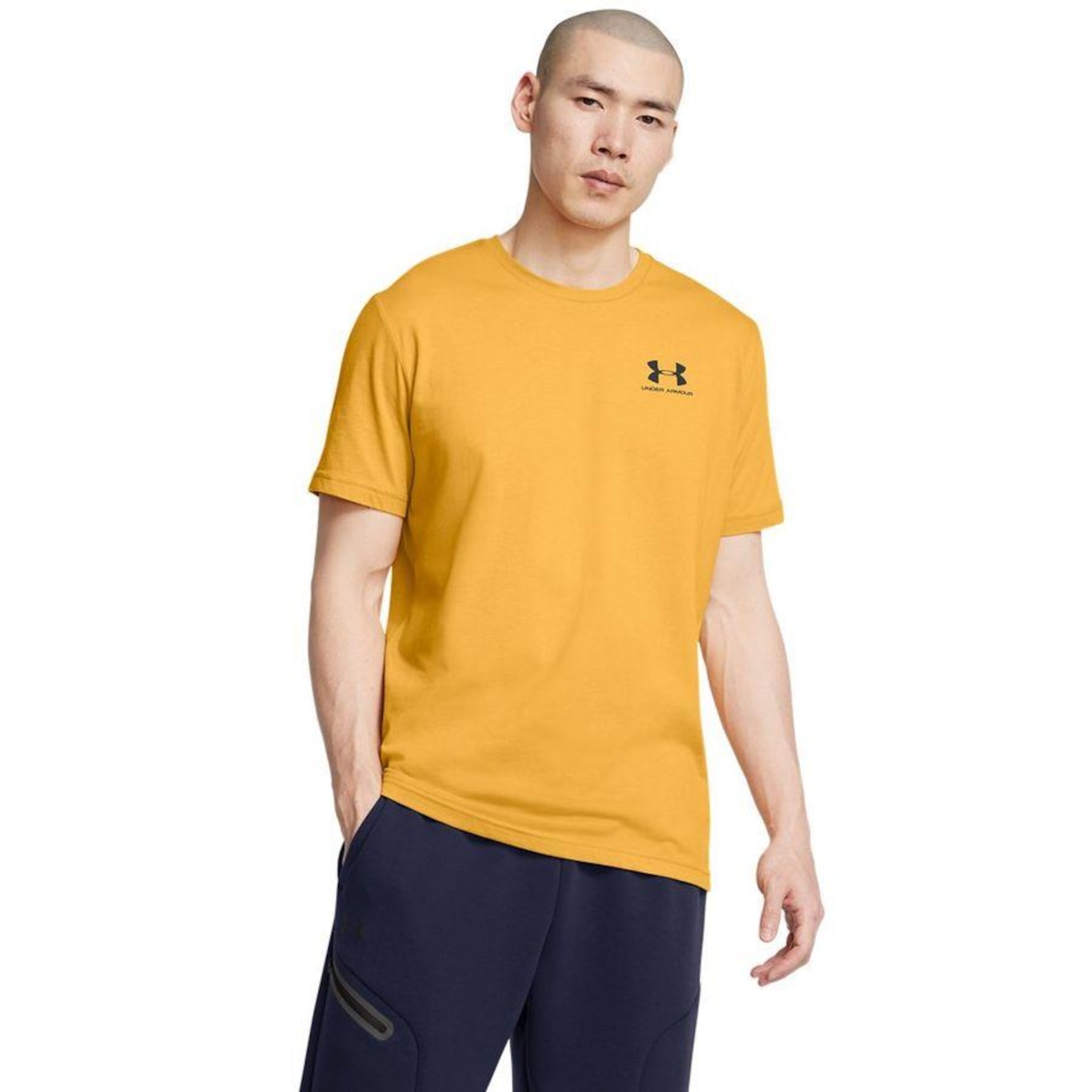 Camiseta Under Armour Sportstyle Left Chest - Masculina - Foto 1