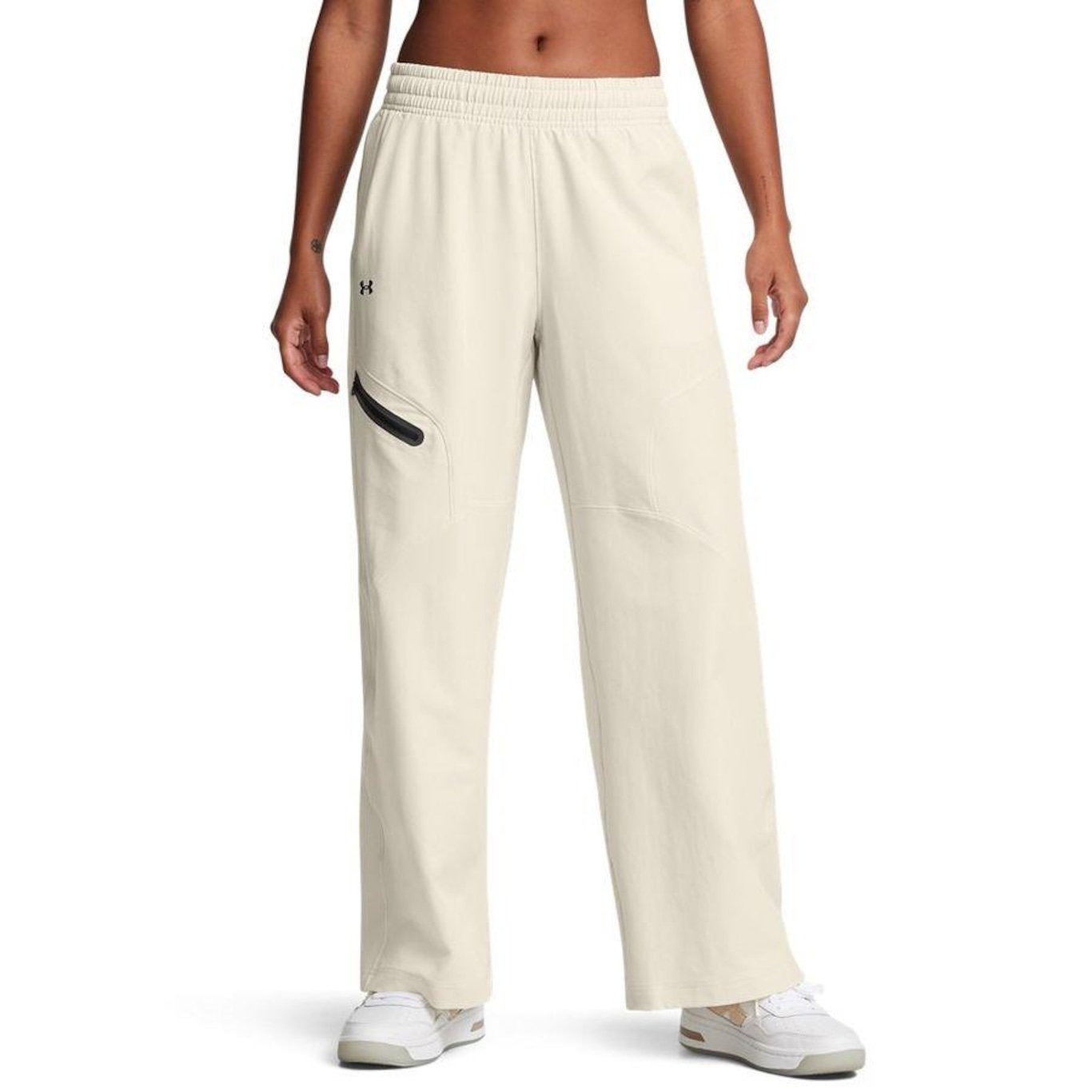 Calça Under Armour Sportstyle Unstoppable Wide Leg Pants - Feminina - Foto 1