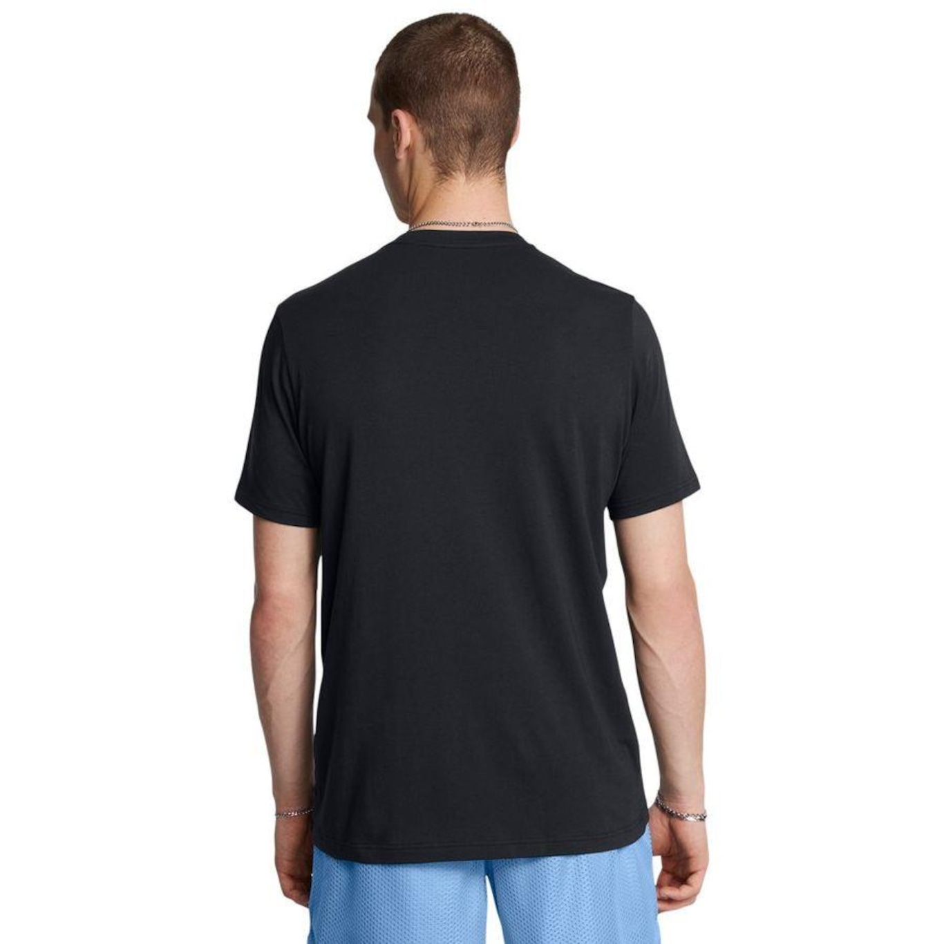 Camiseta Under Armour Sportstyle Wordmark Sleeve - Masculina - Foto 2