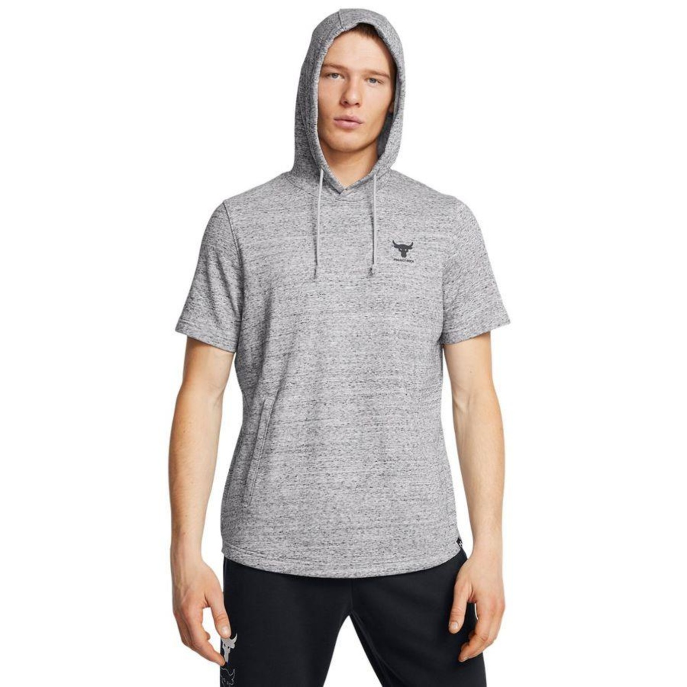 Camiseta com Capuz Under Armour Project Rock Payoff - Masculina - Foto 1