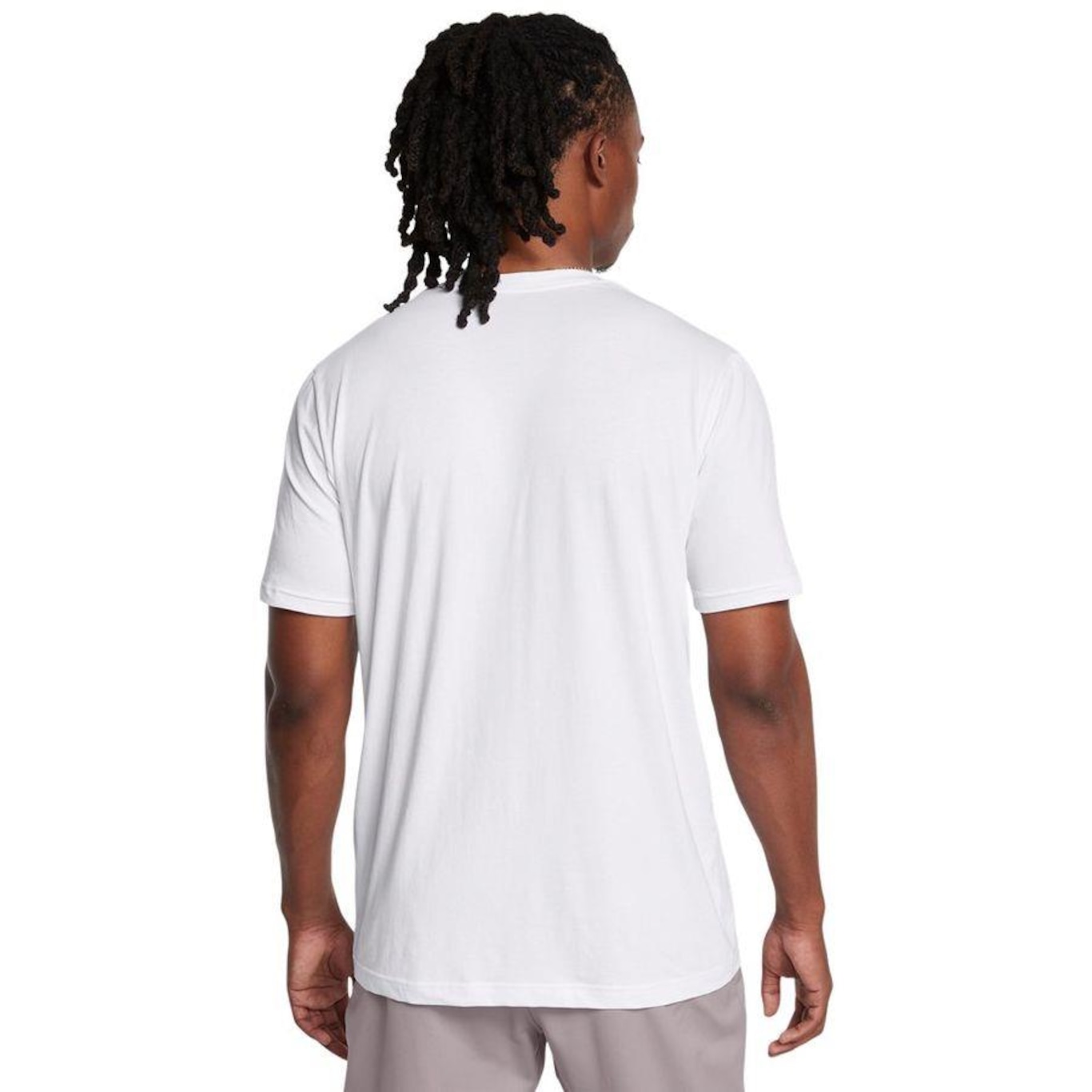 Camiseta Under Armour Sportstyle Wordmark Sleeve - Masculina - Foto 2