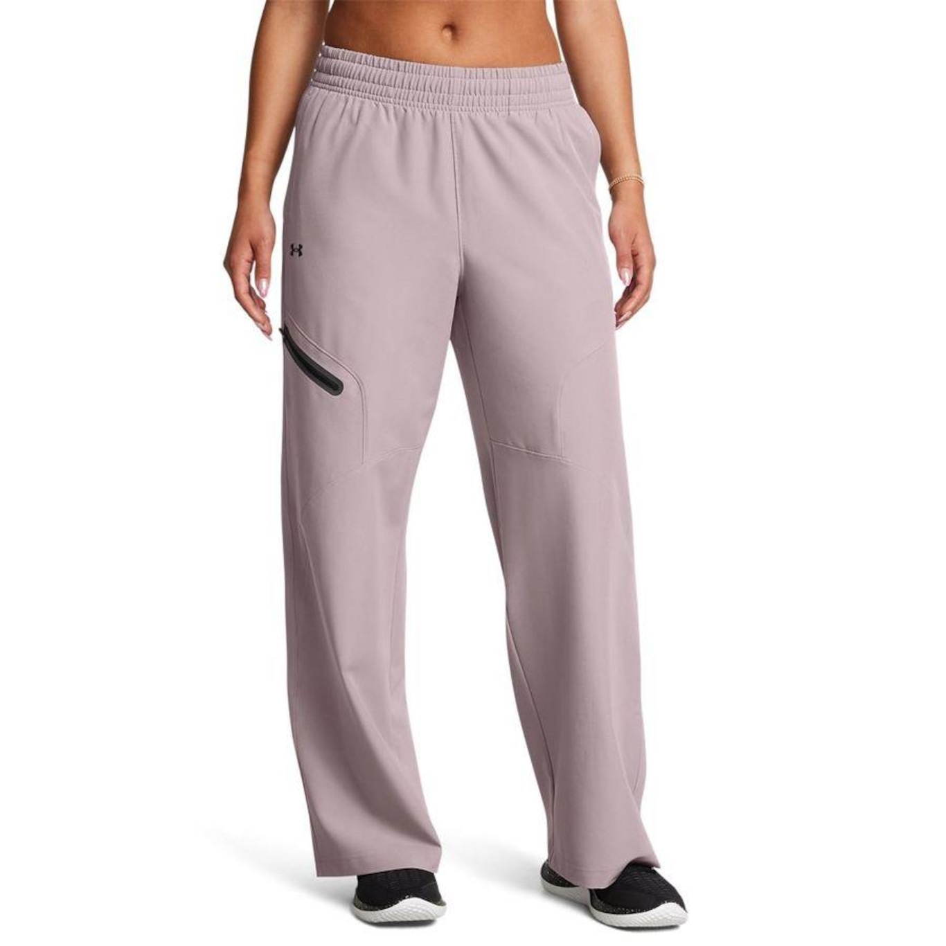 Calça Under Armour Sportstyle Unstoppable Wide Leg Pants - Feminina - Foto 1