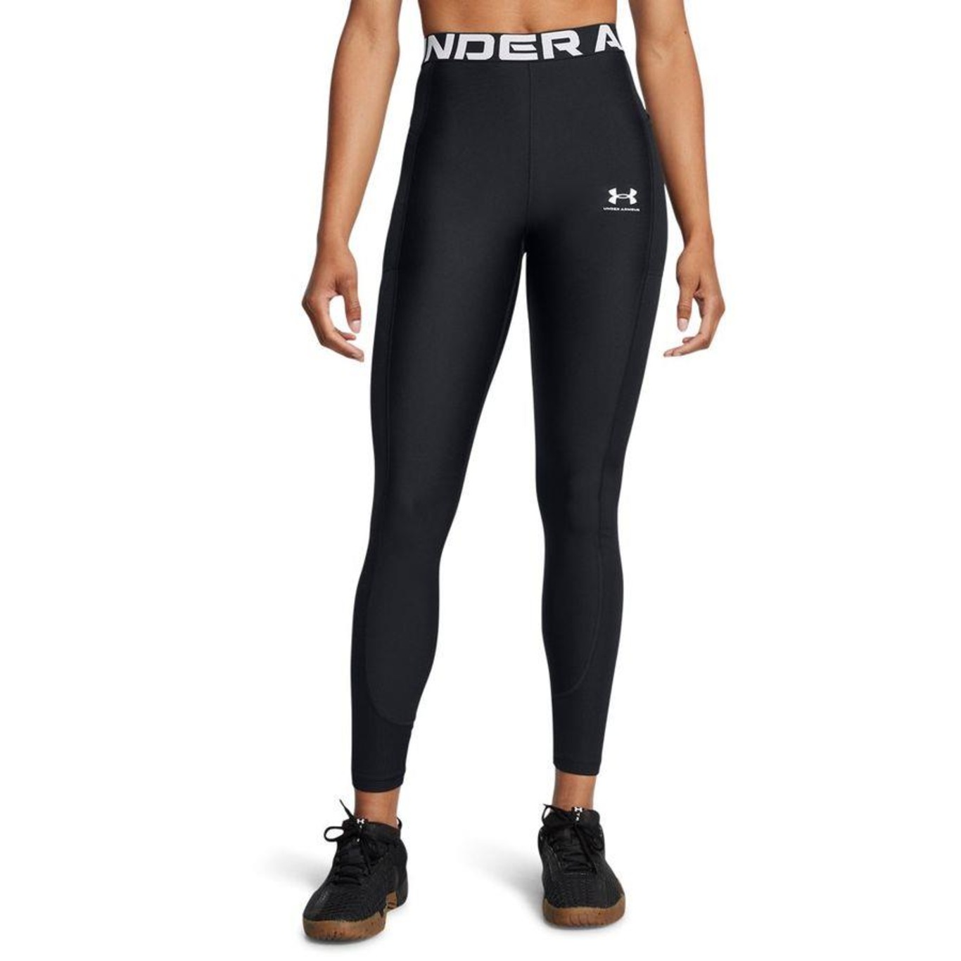 Calça Legging Under Armour Heatgear Rib - Feminina - Foto 1