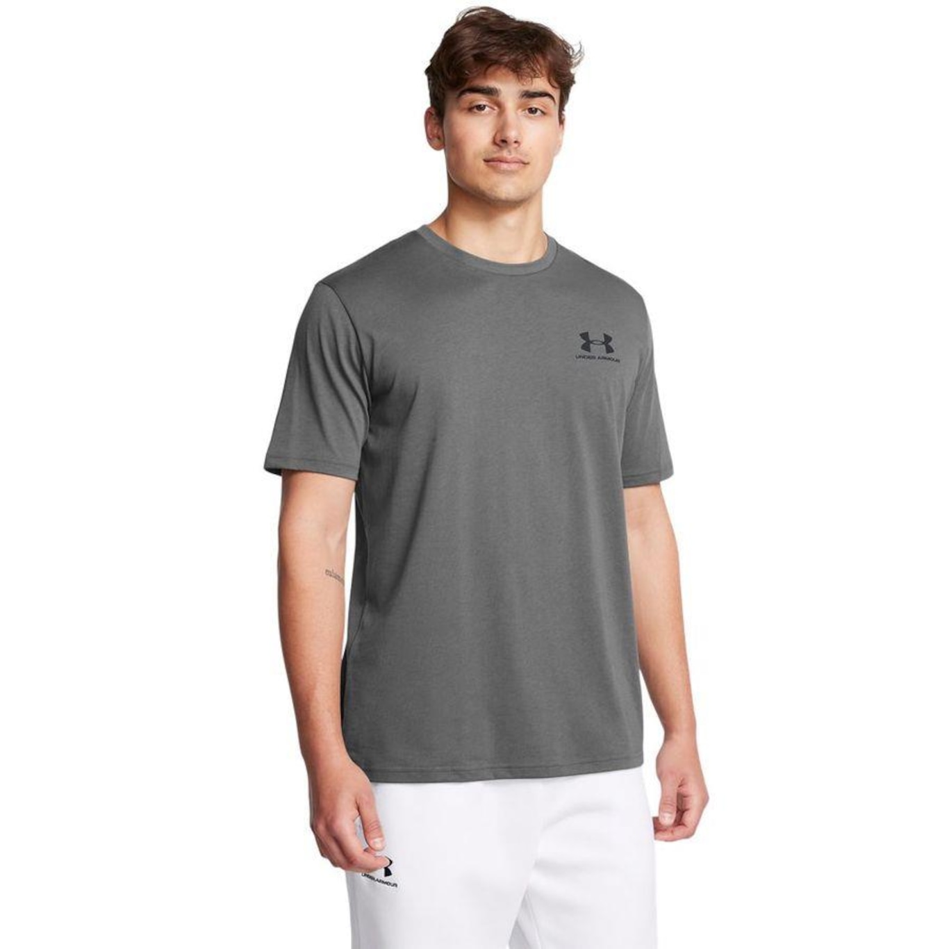 Camiseta Under Armour Sportstyle Left Chest - Masculina - Foto 1