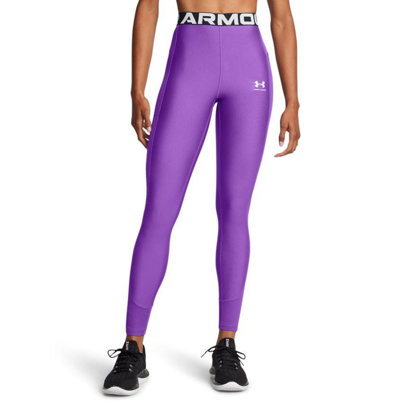 Calça Legging Under Armour Heatgear Rib - Feminina - Foto 1