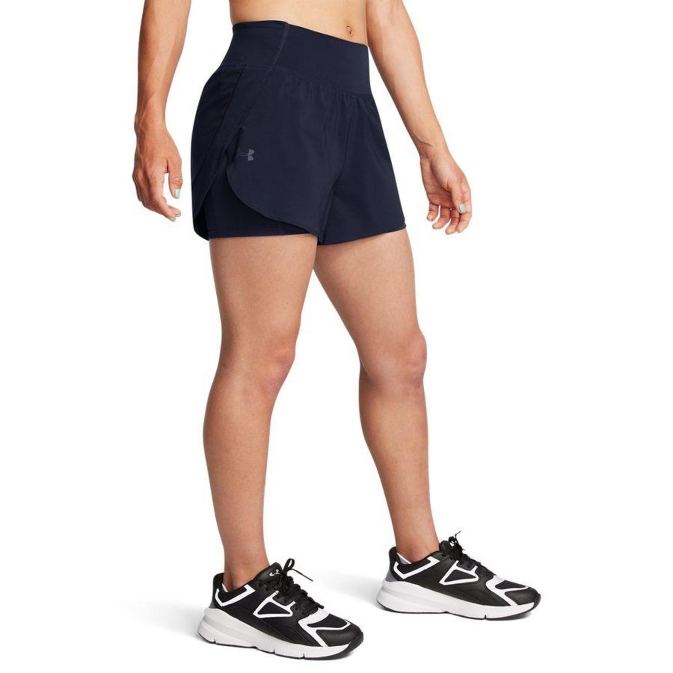 Shorts Under Armour Flex Woven 2 em 1 - Feminino - Foto 1