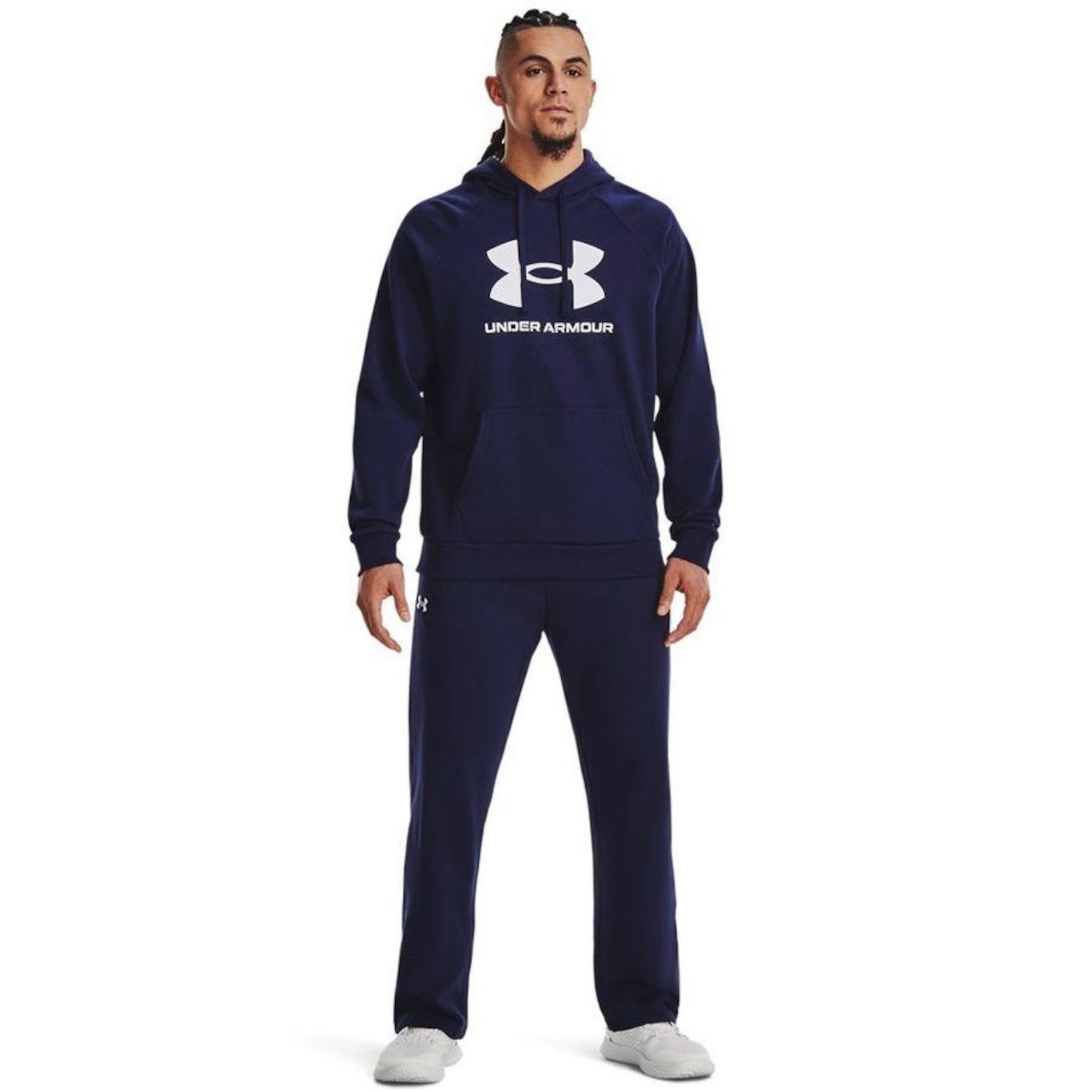 Blusão de Moletom com Capuz Under Armour Rival Fleece - Masculino - Foto 2