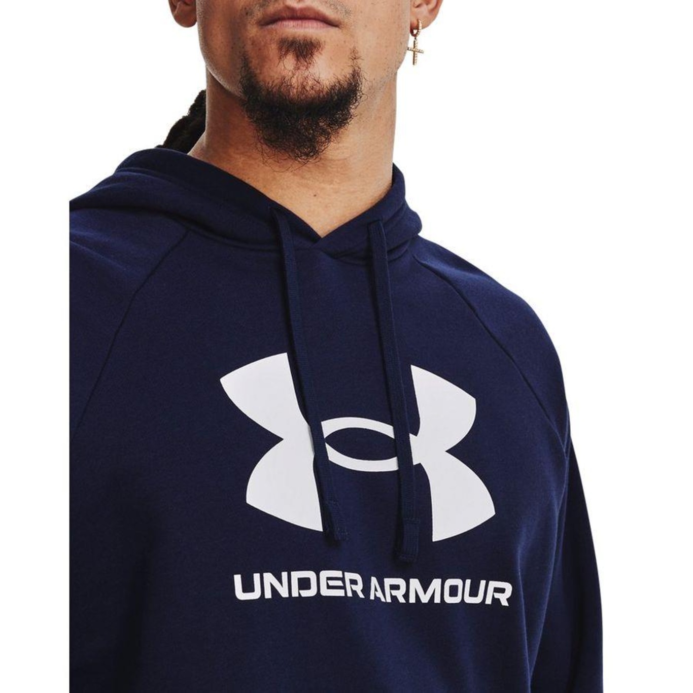 Blusão de Moletom com Capuz Under Armour Rival Fleece - Masculino - Foto 4