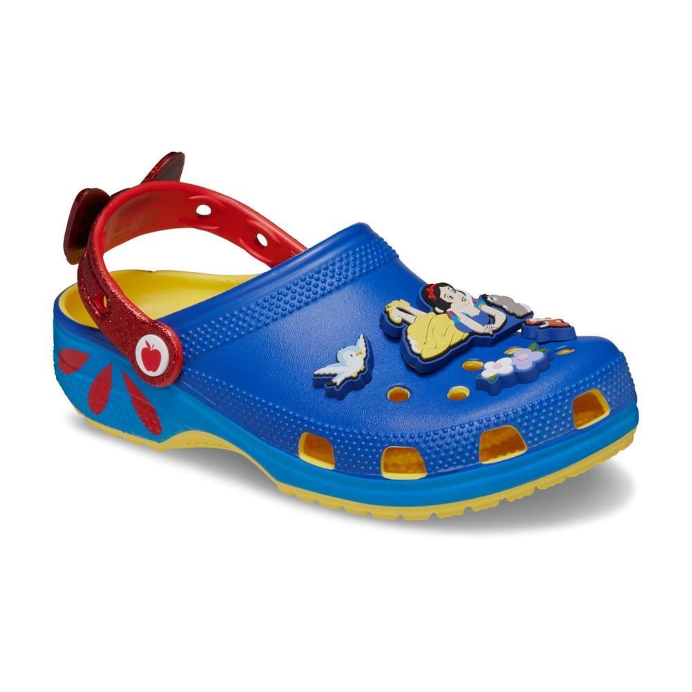 Sandália Crocs Branca de Neve Clog Sunshine - Infantil - Foto 2