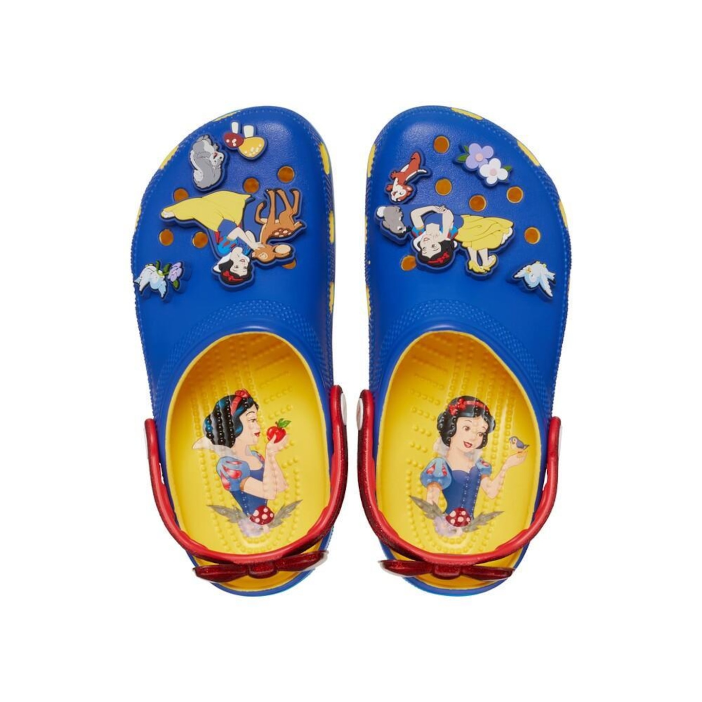 Sandália Crocs Branca de Neve Clog Sunshine - Infantil - Foto 5