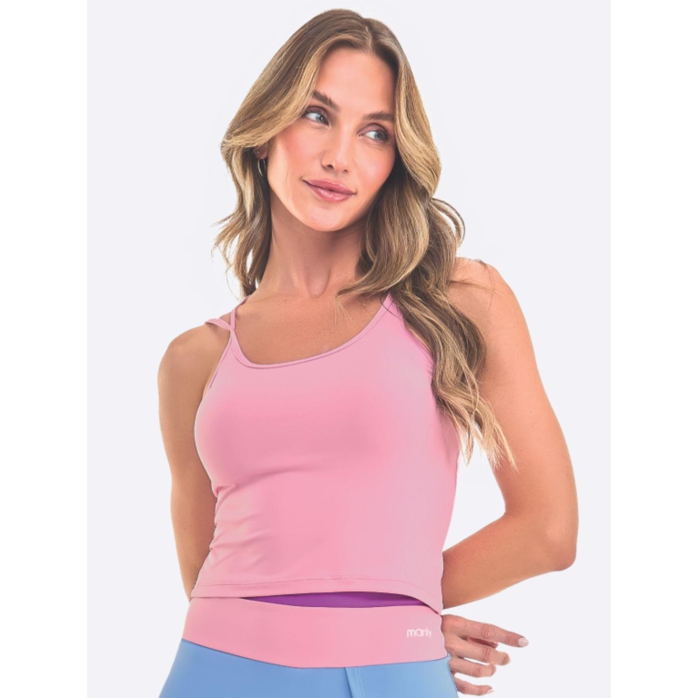 Camiseta Regata Manly Cropped - Feminina - Foto 2