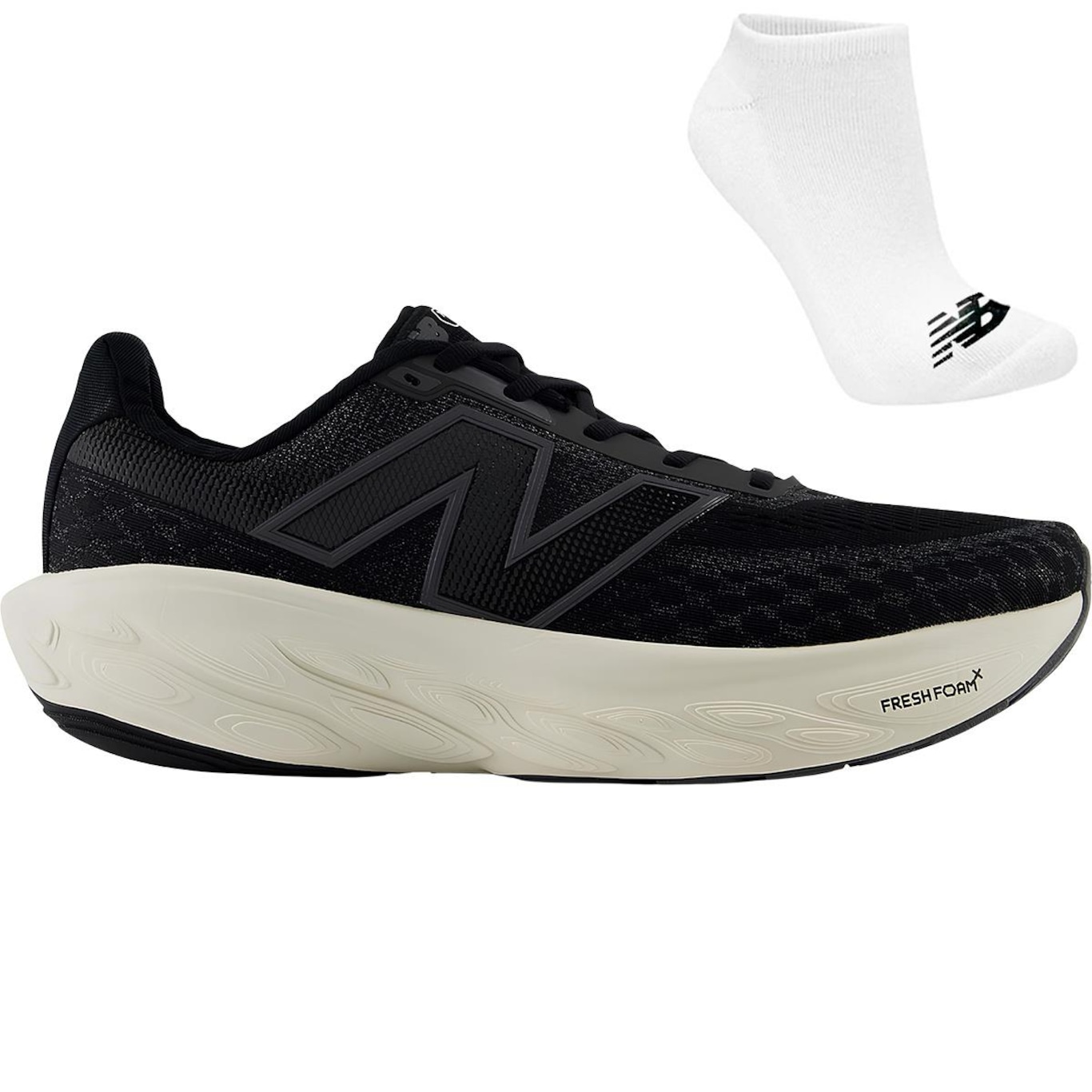 Kit New Balance Fresh Foam X 1080 V14 + Meia - Masculino - Foto 1