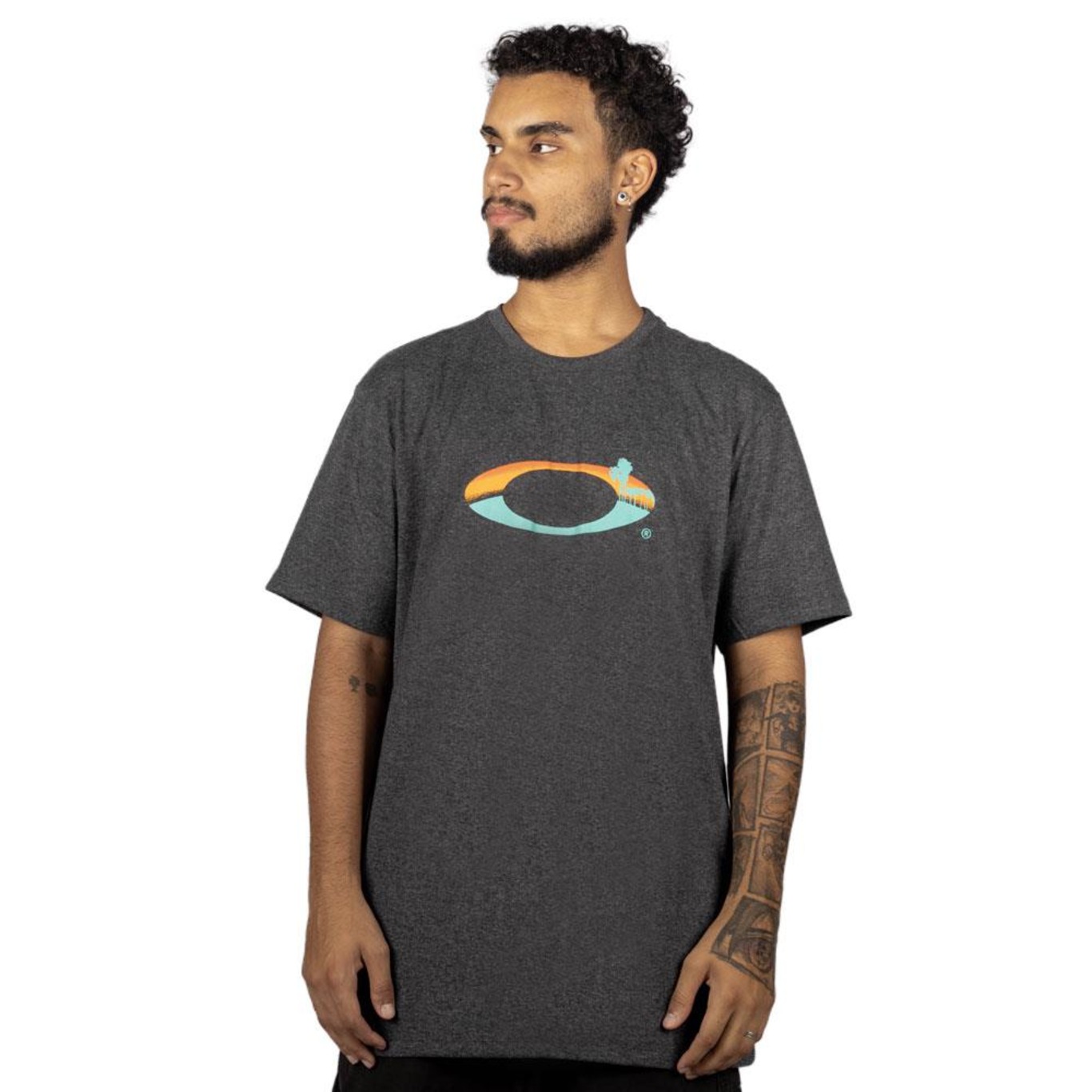 Camiseta Oakley Ellipse Sunset Tee - Masculina - Foto 1