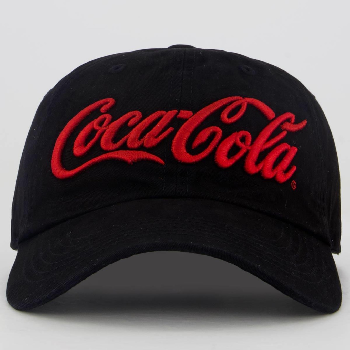 Boné Aba Curva Coca Cola Logotipo - Strapback - Adulto - Foto 2