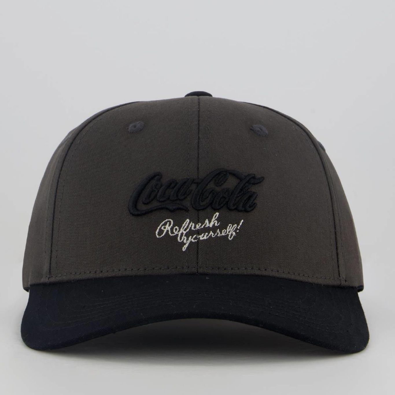 Boné Aba Curva Coca Cola Refreshing Yourself - Snapback - Adulto - Foto 2