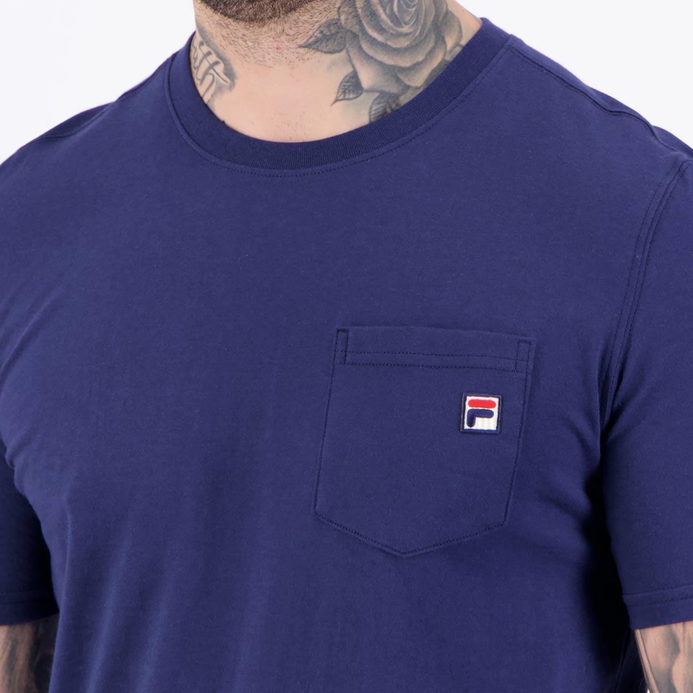 Camiseta Fila Basic Pocket - Masculina - Foto 5