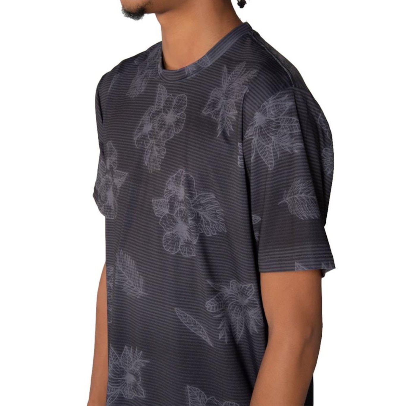 Camiseta Oakley Full Flowers Surf - Masculina - Foto 3