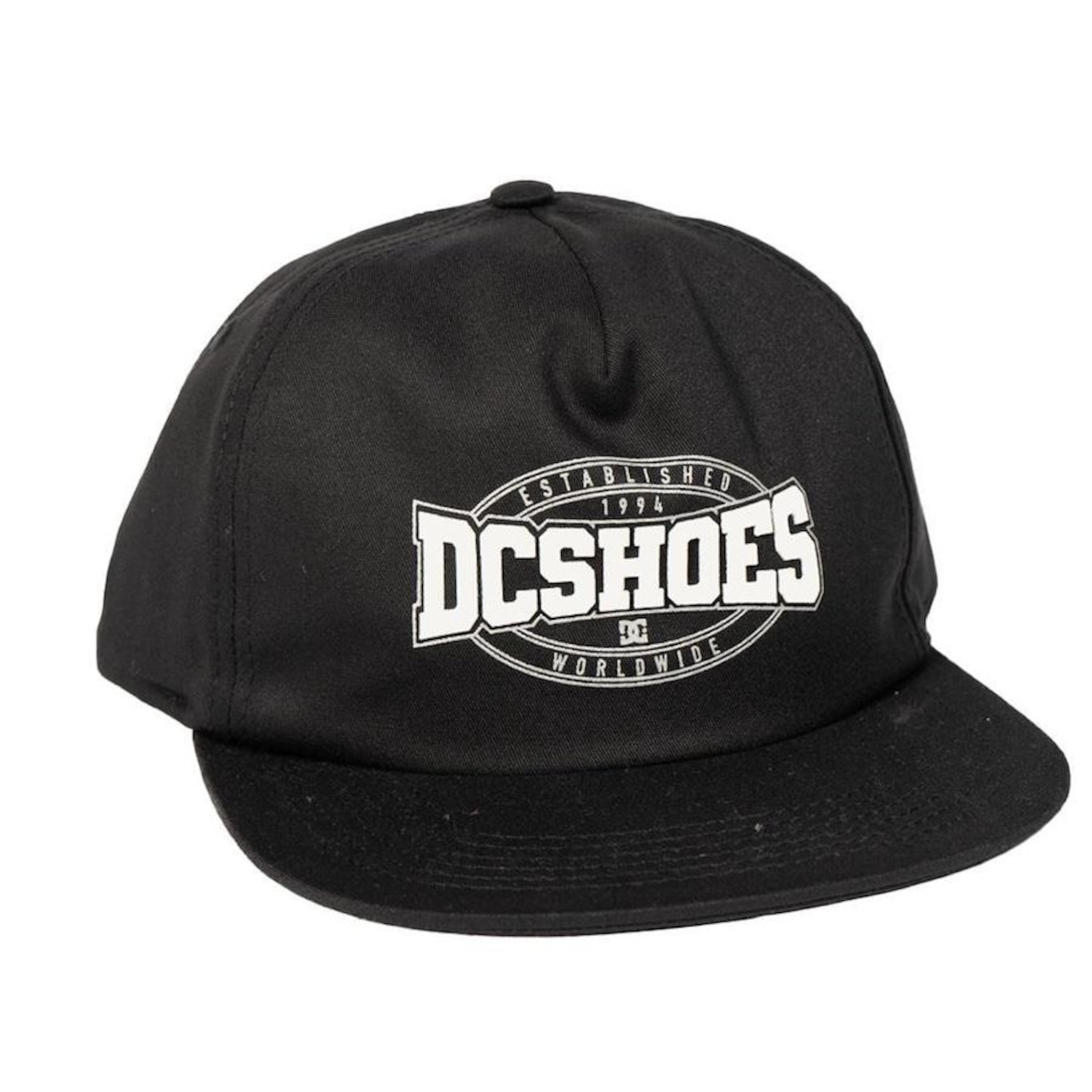 Boné Aba Reta Dc Shoes Fall Back Sm25 - Snapback - Adulto - Foto 4