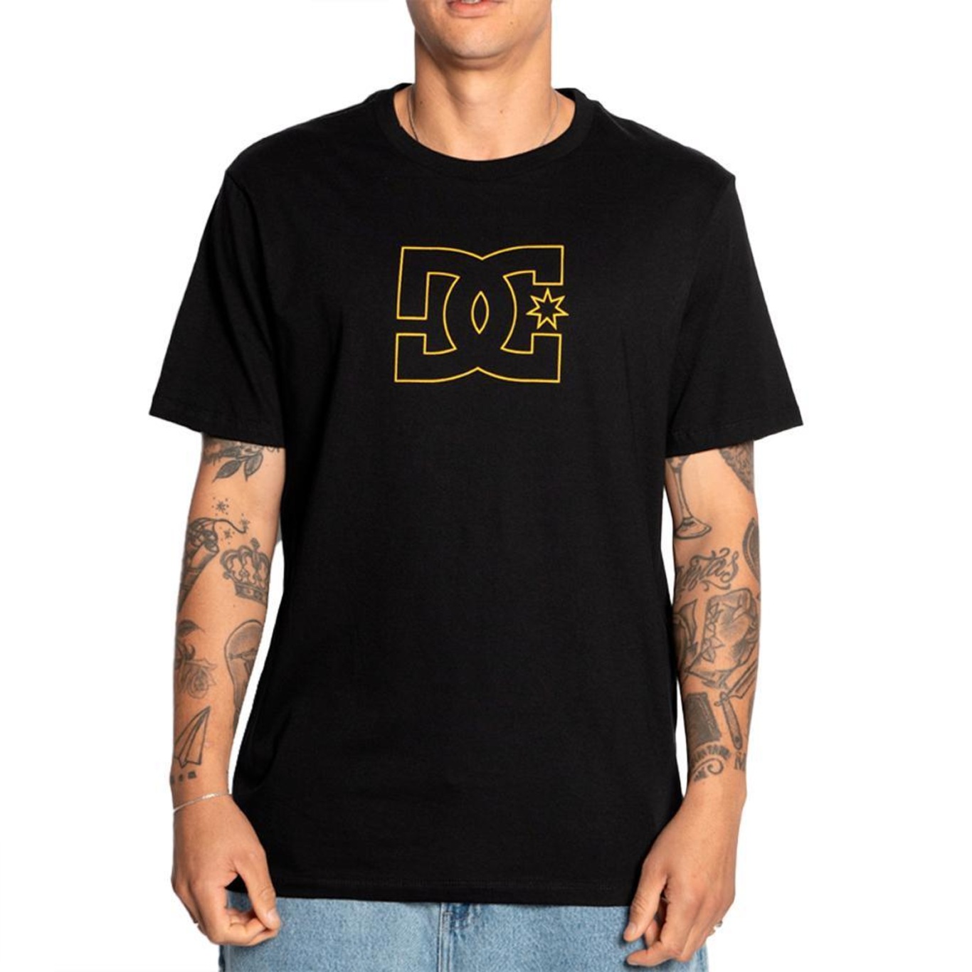 Camiseta Dc Shoes Dc Outline Star - Masculina - Foto 1