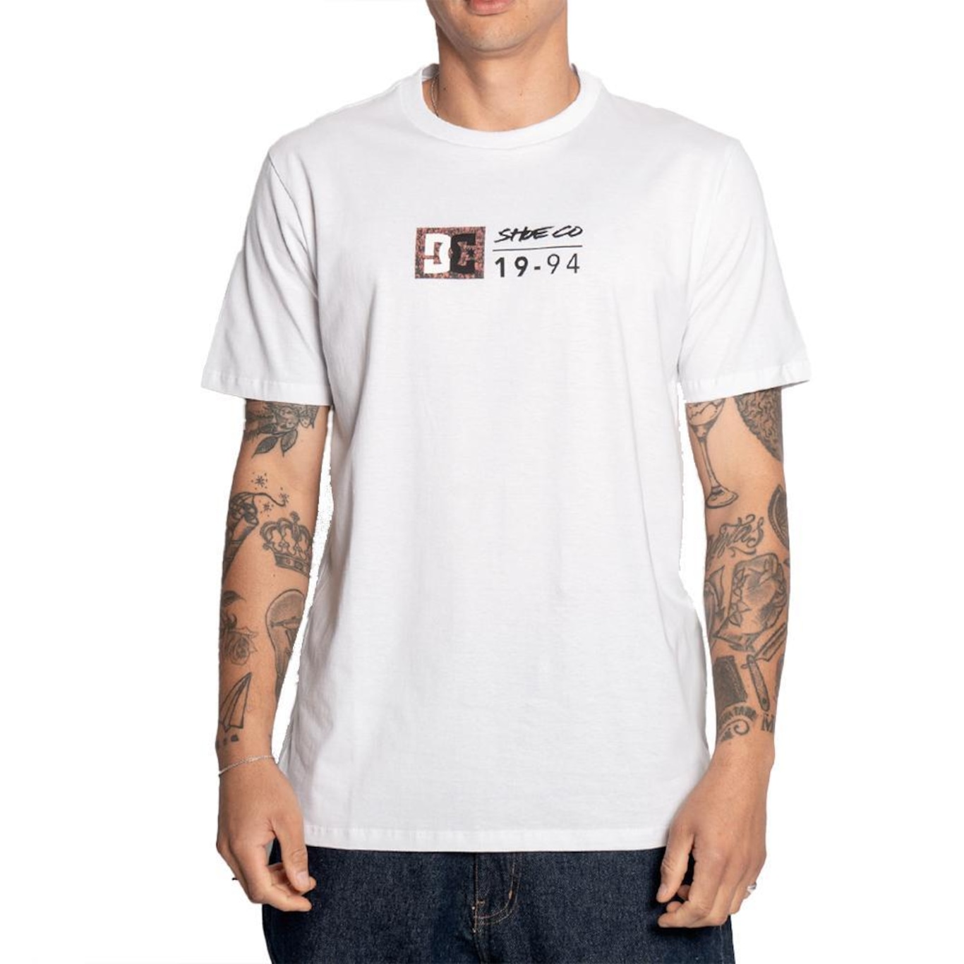 Camiseta Dc Shoes Dc Split Star - Masculina - Foto 1