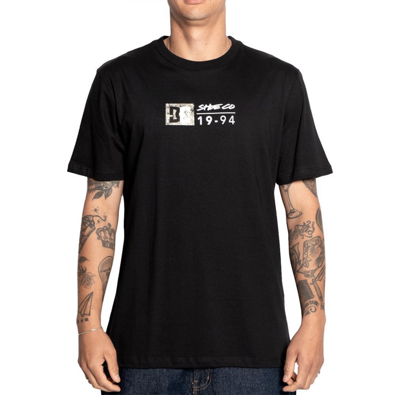 Camiseta Dc Shoes Dc Split Star - Masculina - Foto 1