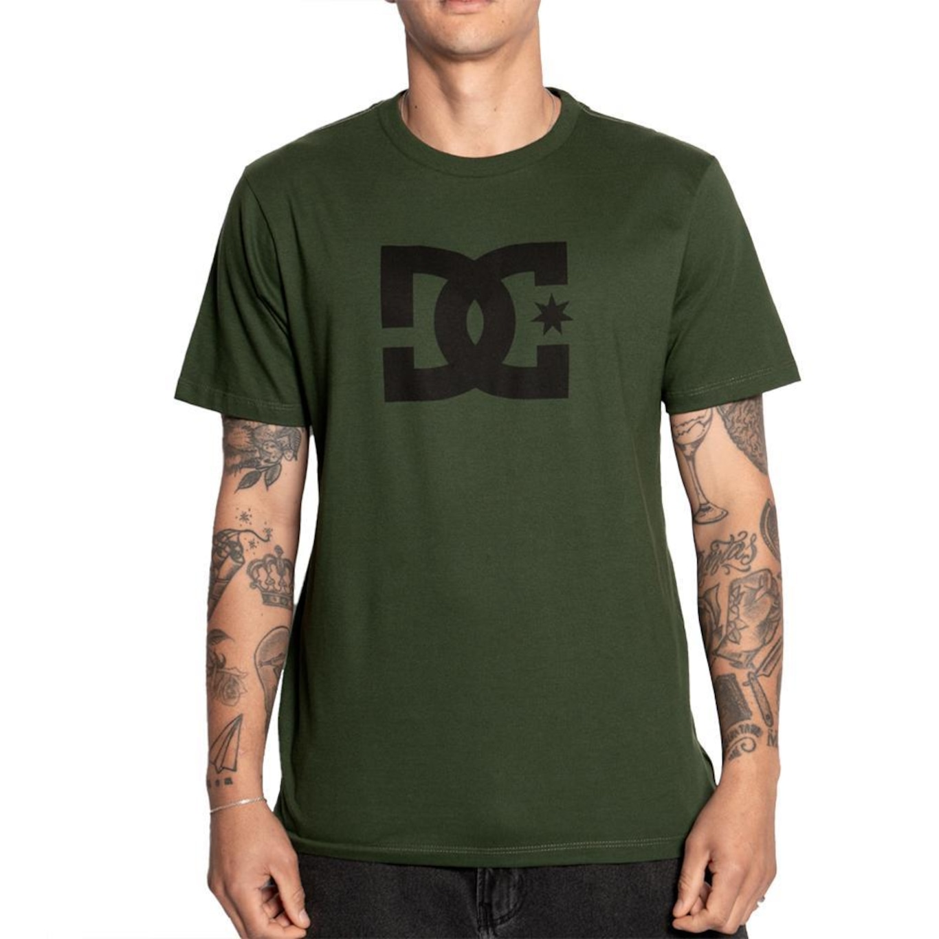 Camiseta Dc Shoes Dc Star Color - Masculina - Foto 1