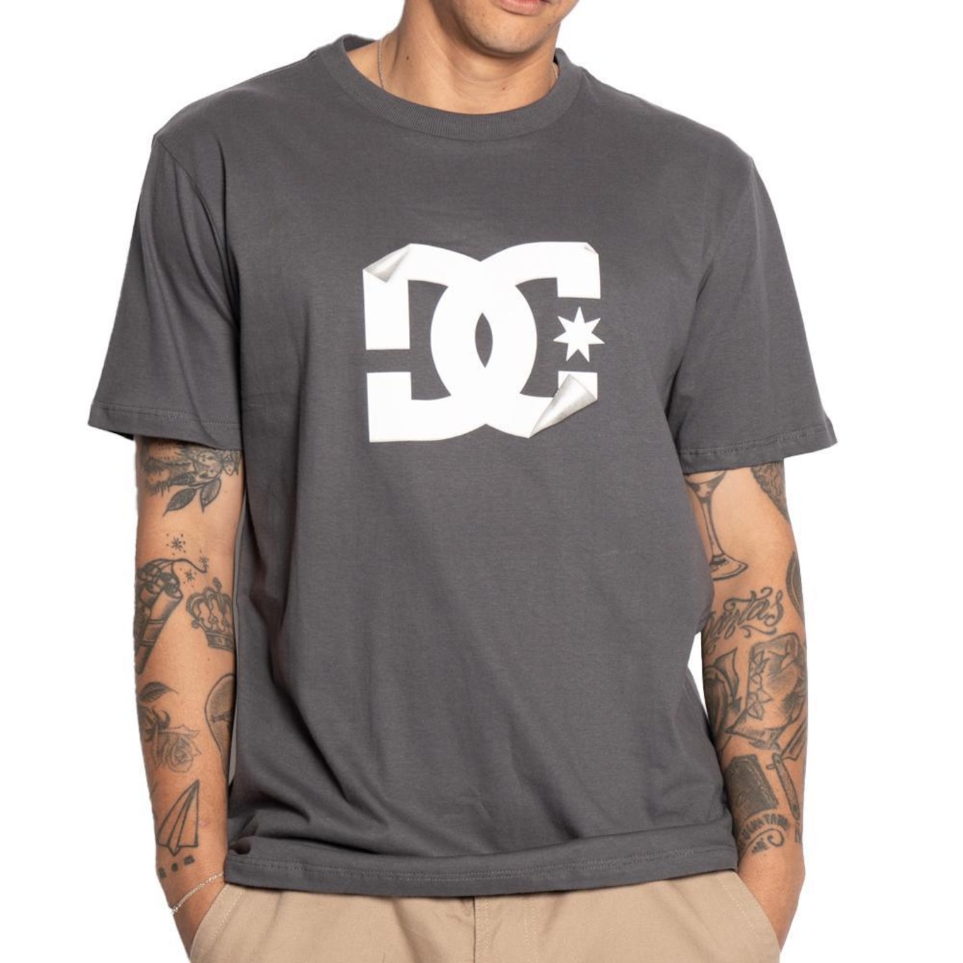 Camiseta Dc Shoes Dc Star Peel Of  - Masculina - Foto 1